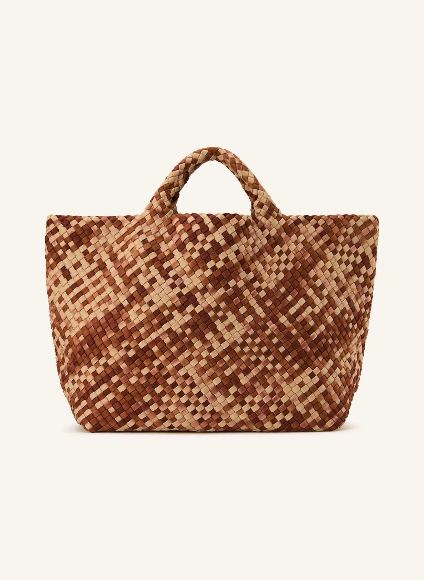 Naghedi Handtasche ST BARTHS mit Pouch: HELLBRAUN / BRAUN