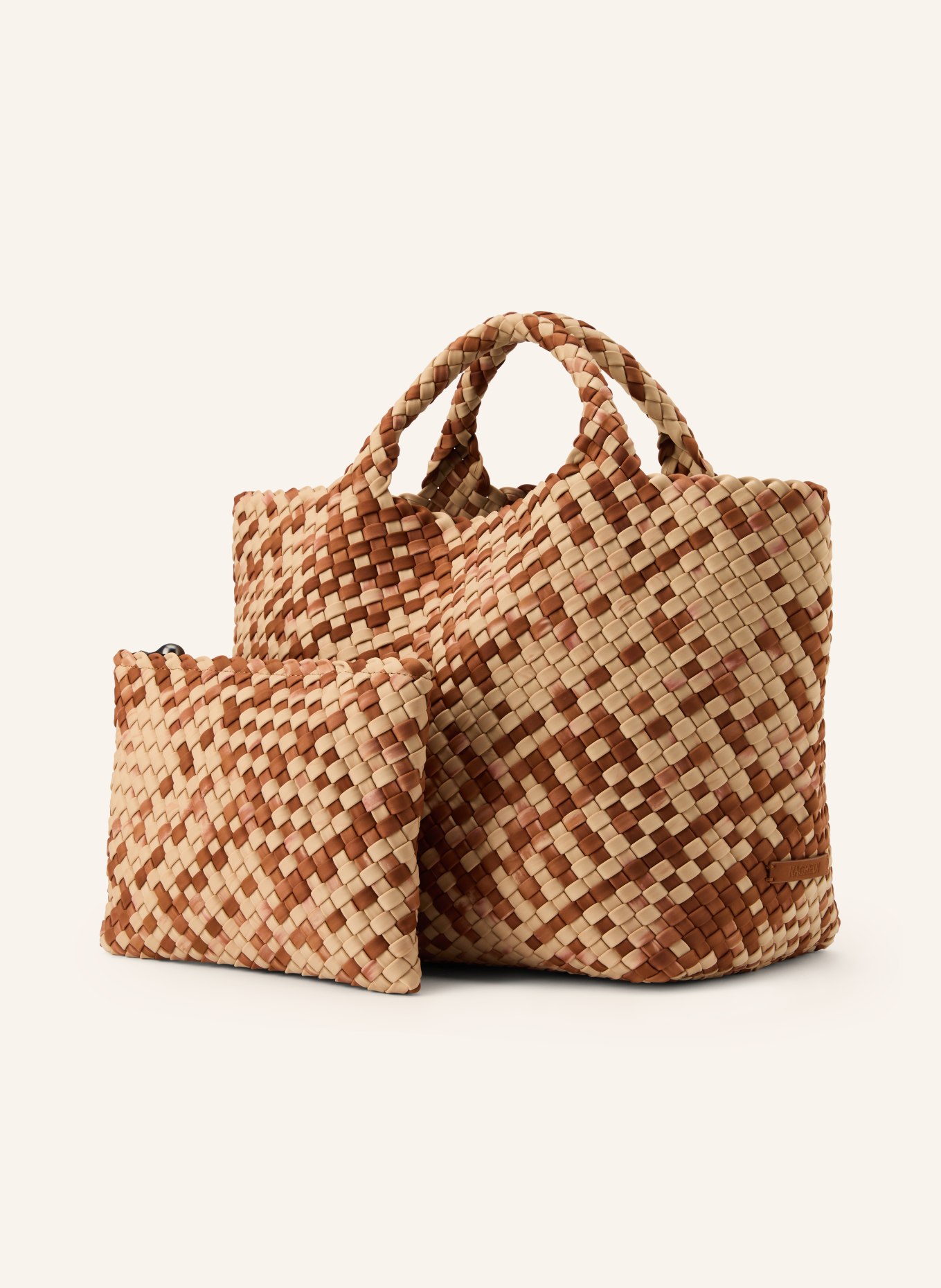 Naghedi Torebka ST BARTHS: JASNOBRĄZOWY / BRĄZOWY