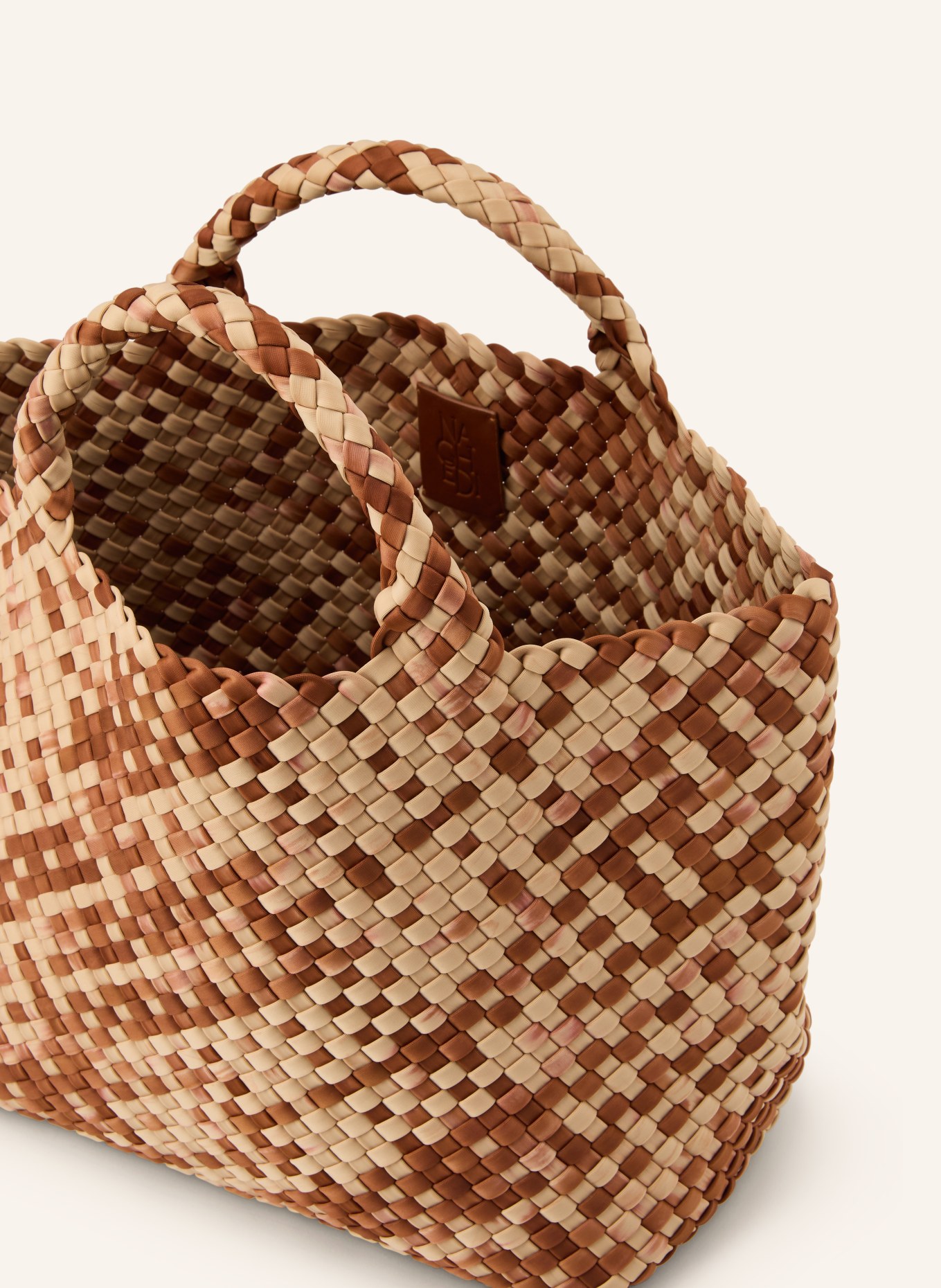 Naghedi Torebka ST BARTHS: JASNOBRĄZOWY / BRĄZOWY