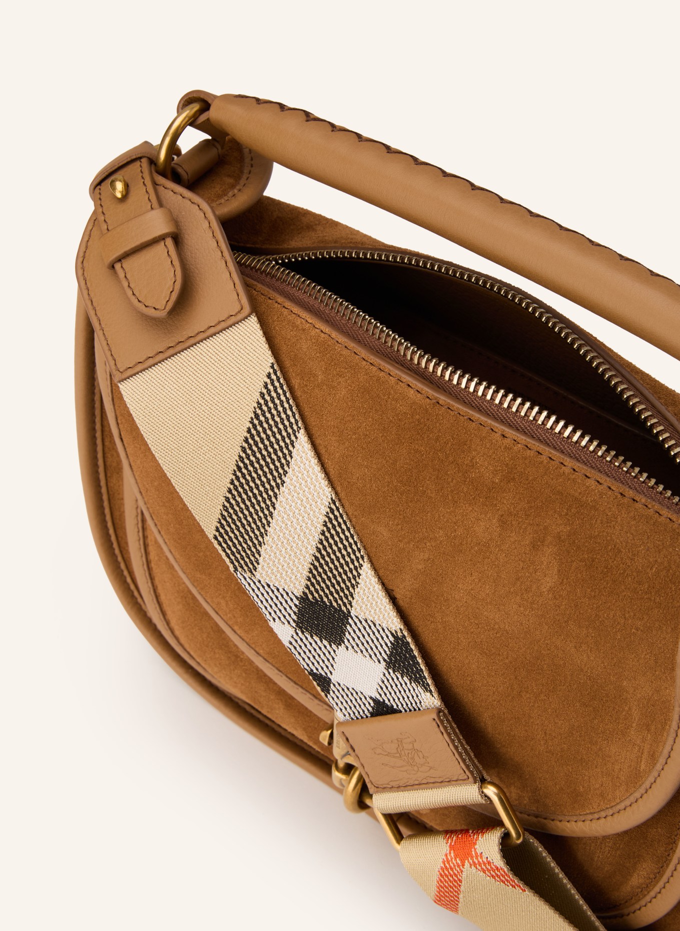 BURBERRY Handtasche MESSENGER: BRAUN
