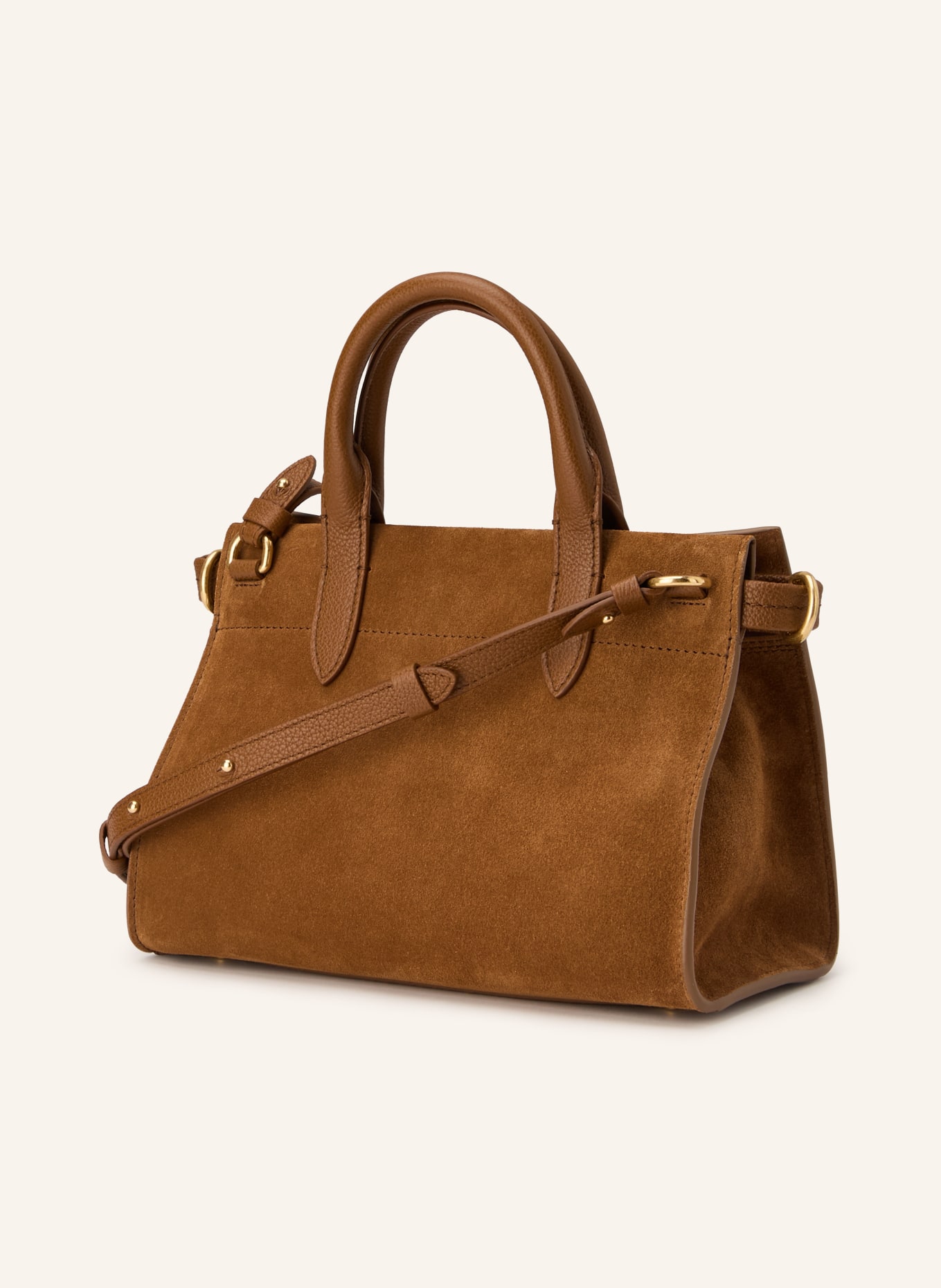 BURBERRY Torebka COTSWOLDS: KONIAKOWY / ZŁOTY