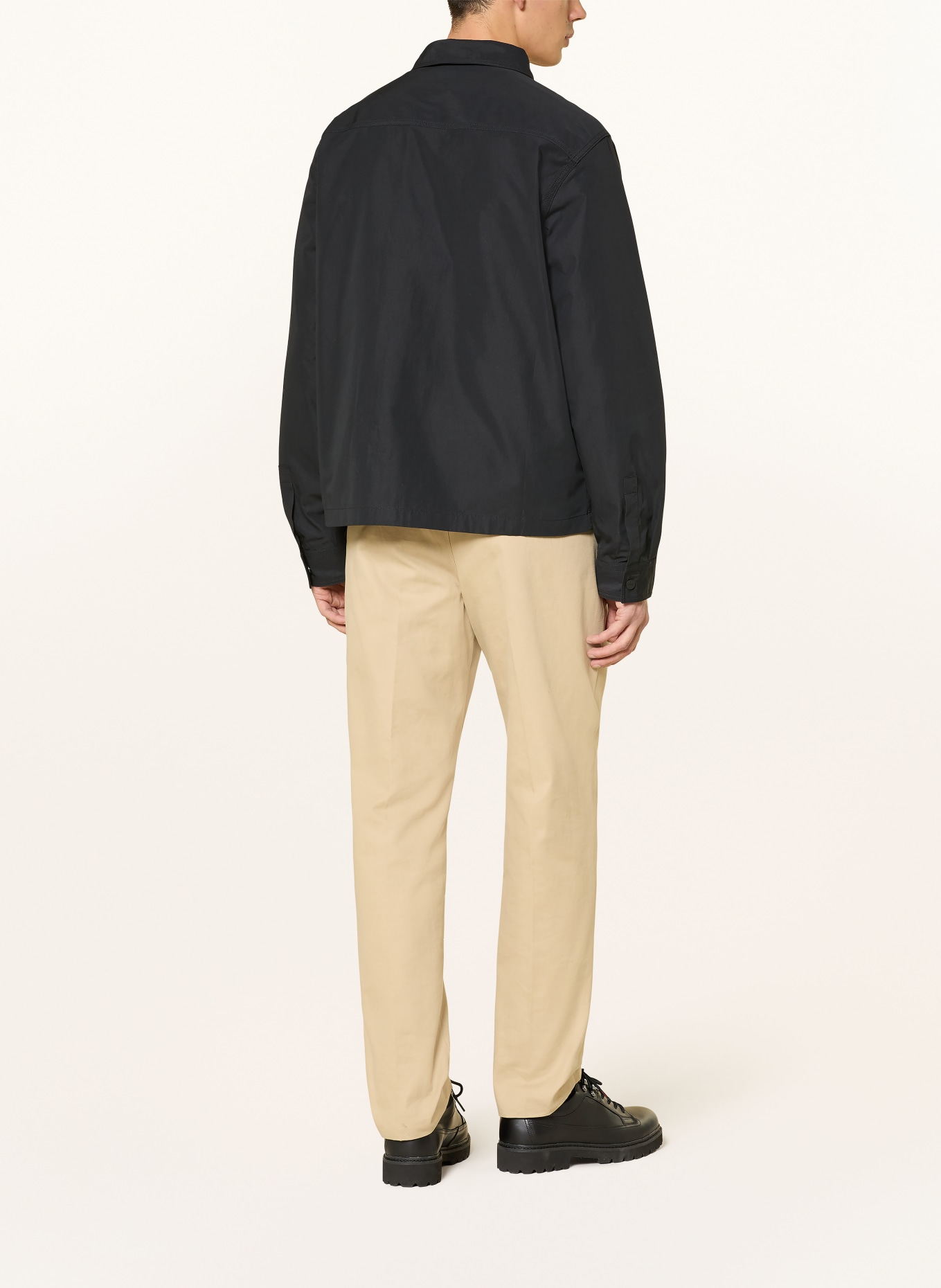 HUGO Overjacket EVALOM: SCHWARZ