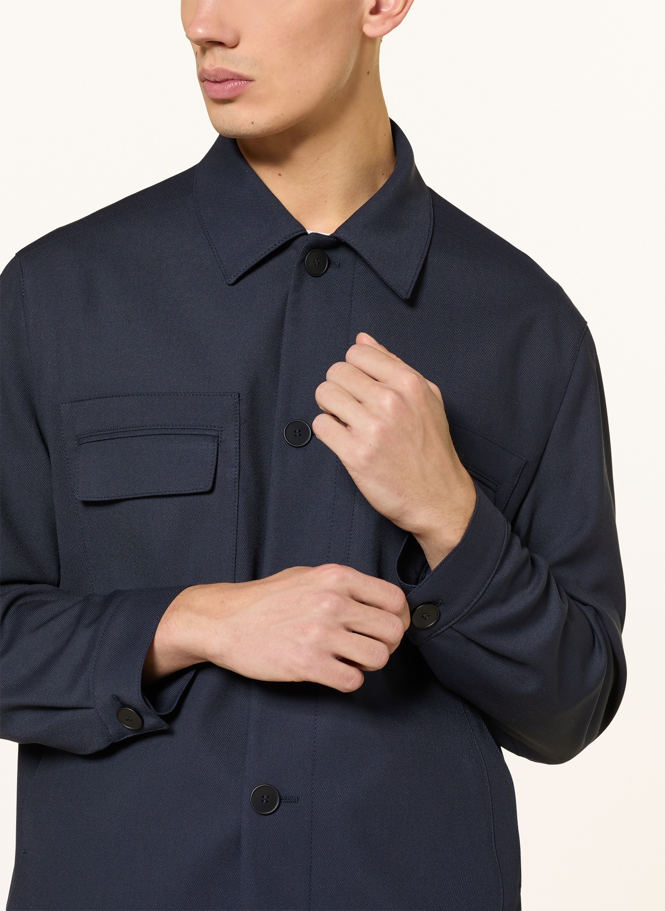 HUGO JULIANO overjacket: DARK BLUE