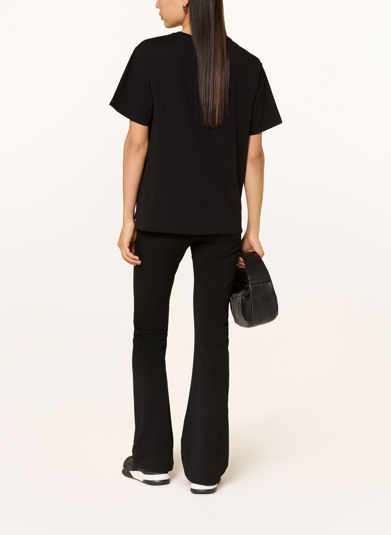 EA7 EMPORIO ARMANI Legíny TRAIN CORE: ČERNÁ