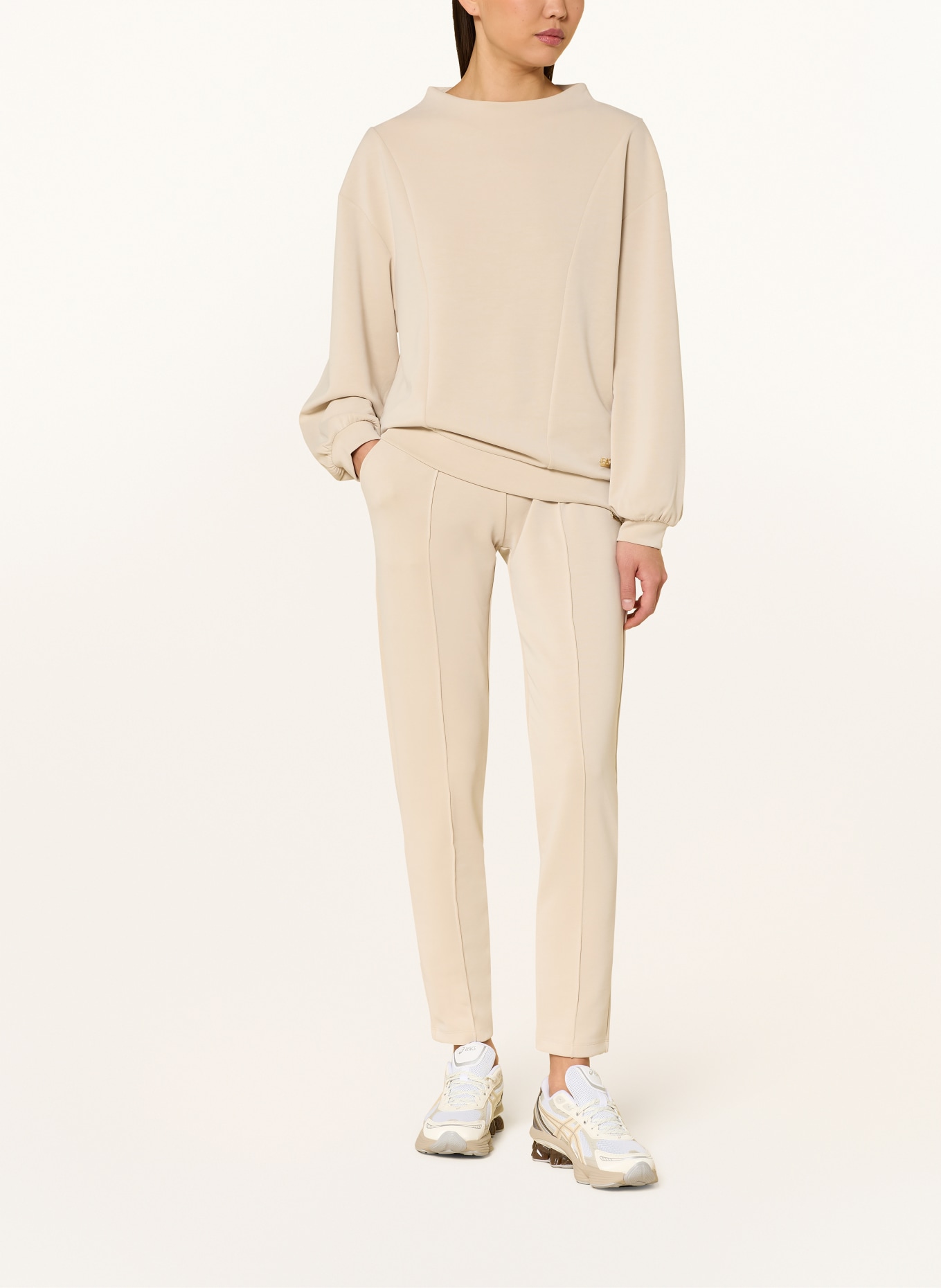 EA7 EMPORIO ARMANI Sada: mikina a tepláky: BÉŽOVÁ