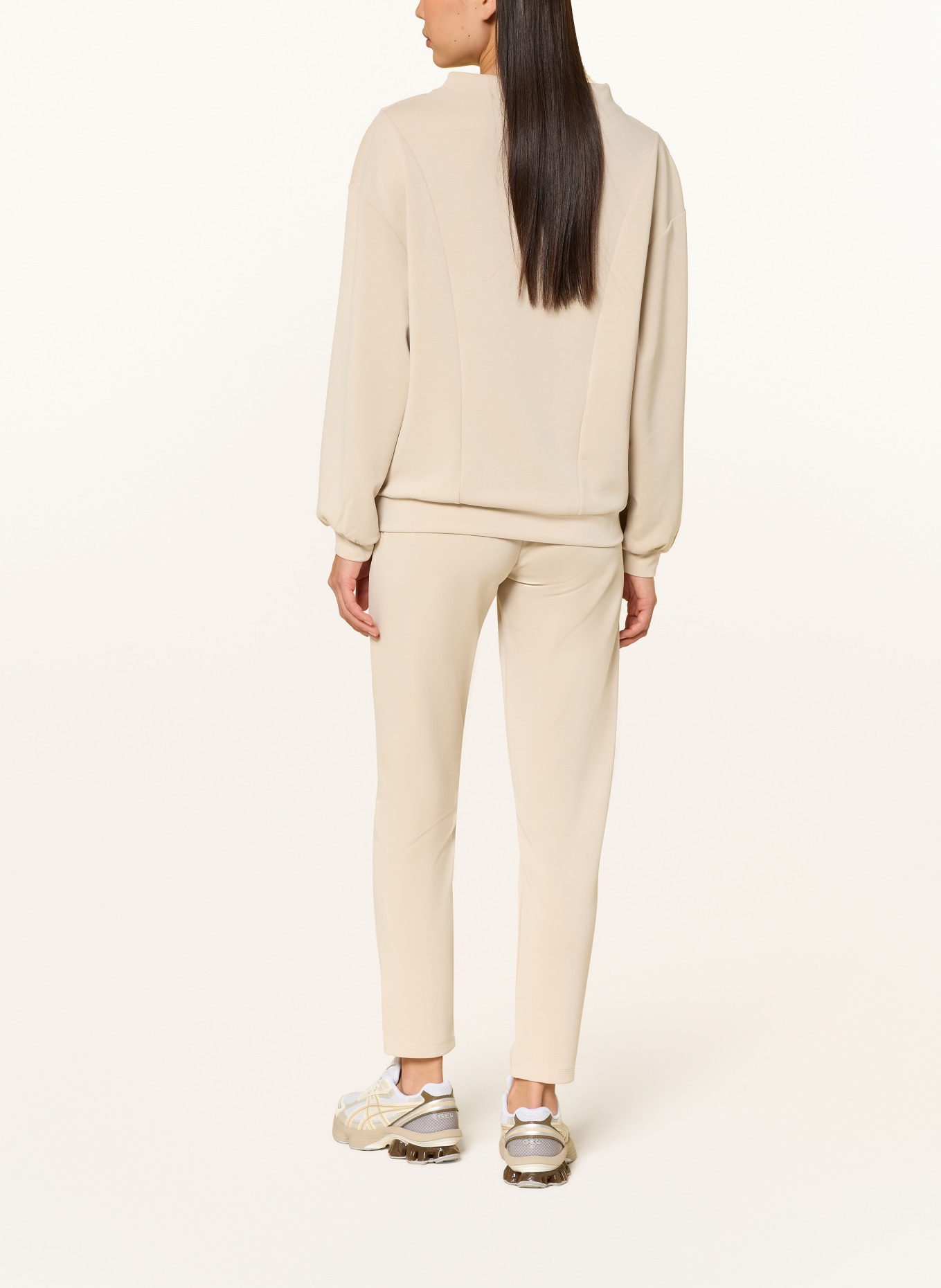 EA7 EMPORIO ARMANI Sada: mikina a tepláky: BÉŽOVÁ