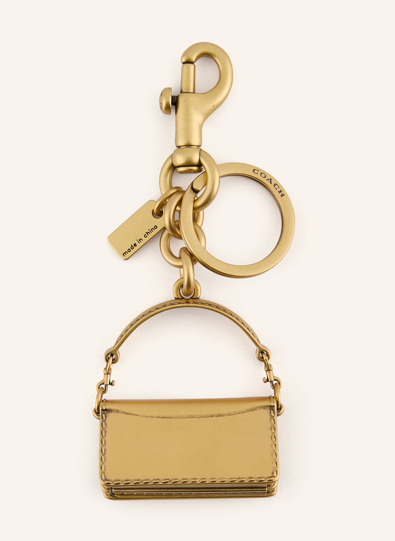 COACH TABBY bag charm: GOLD