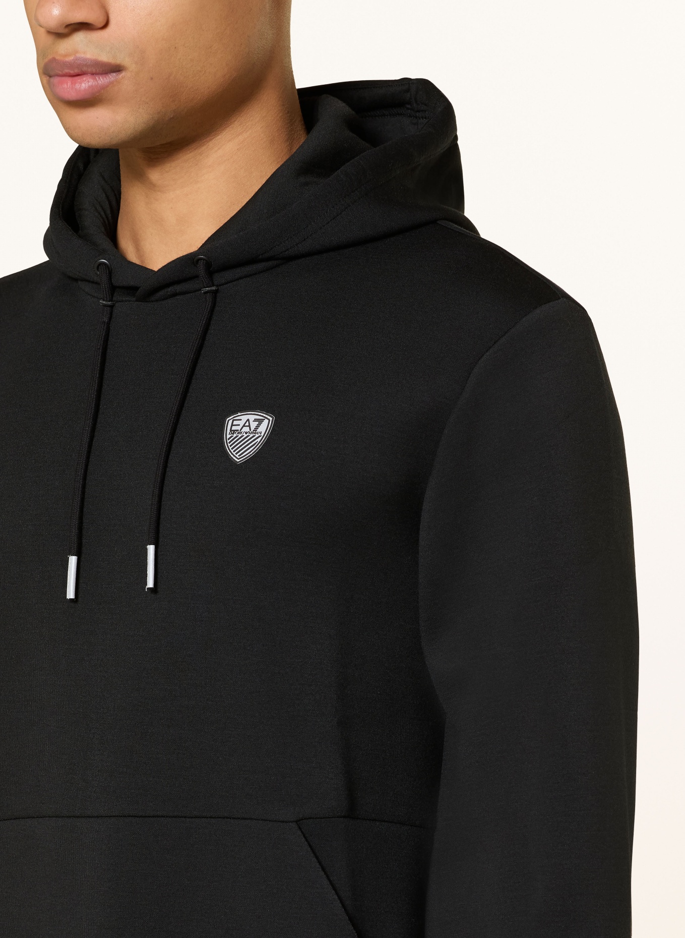EA7 EMPORIO ARMANI hoodie: BLACK