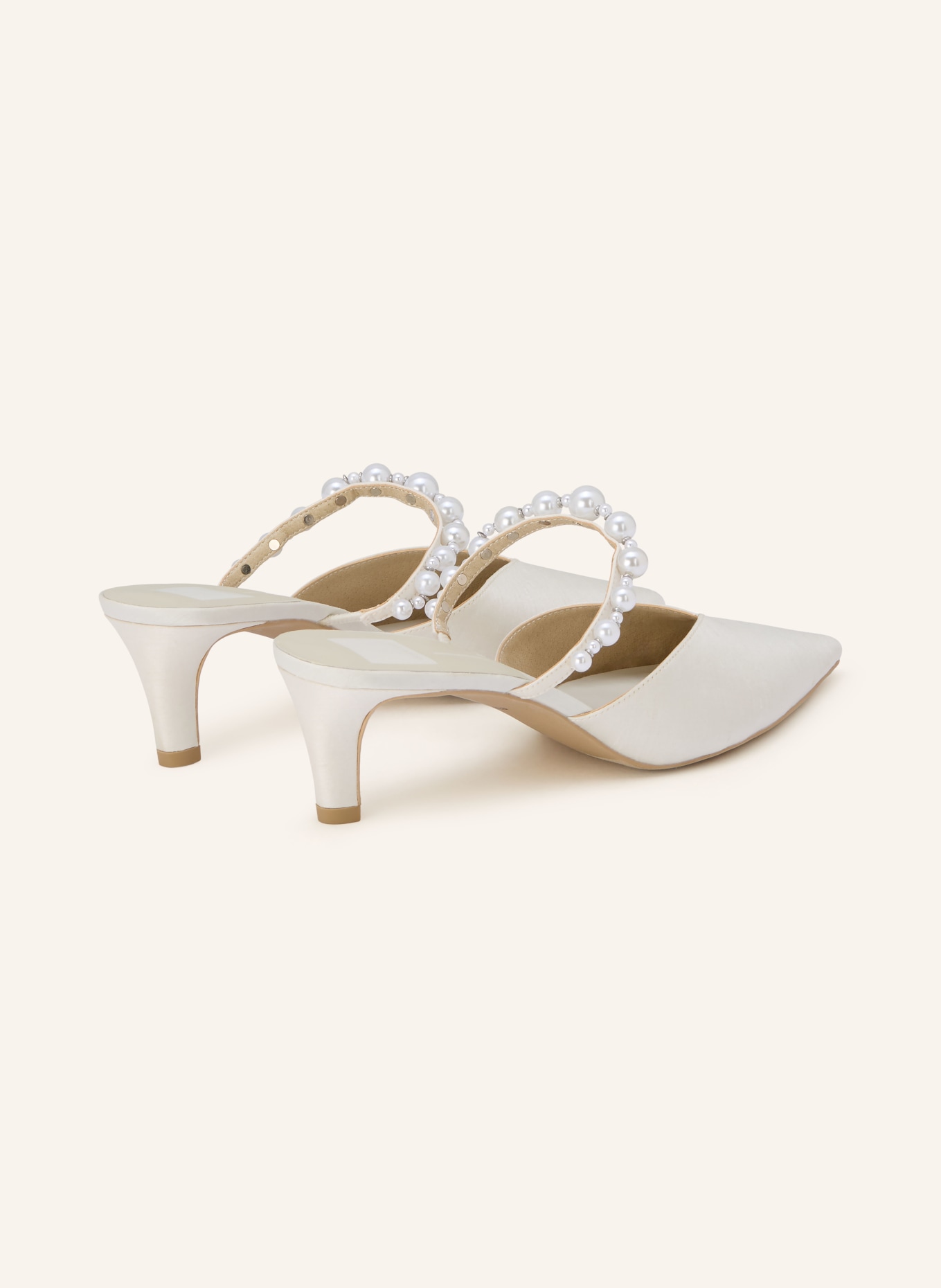 Dolce Vita Mules KANIKA mit Schmuckperlen: CREME