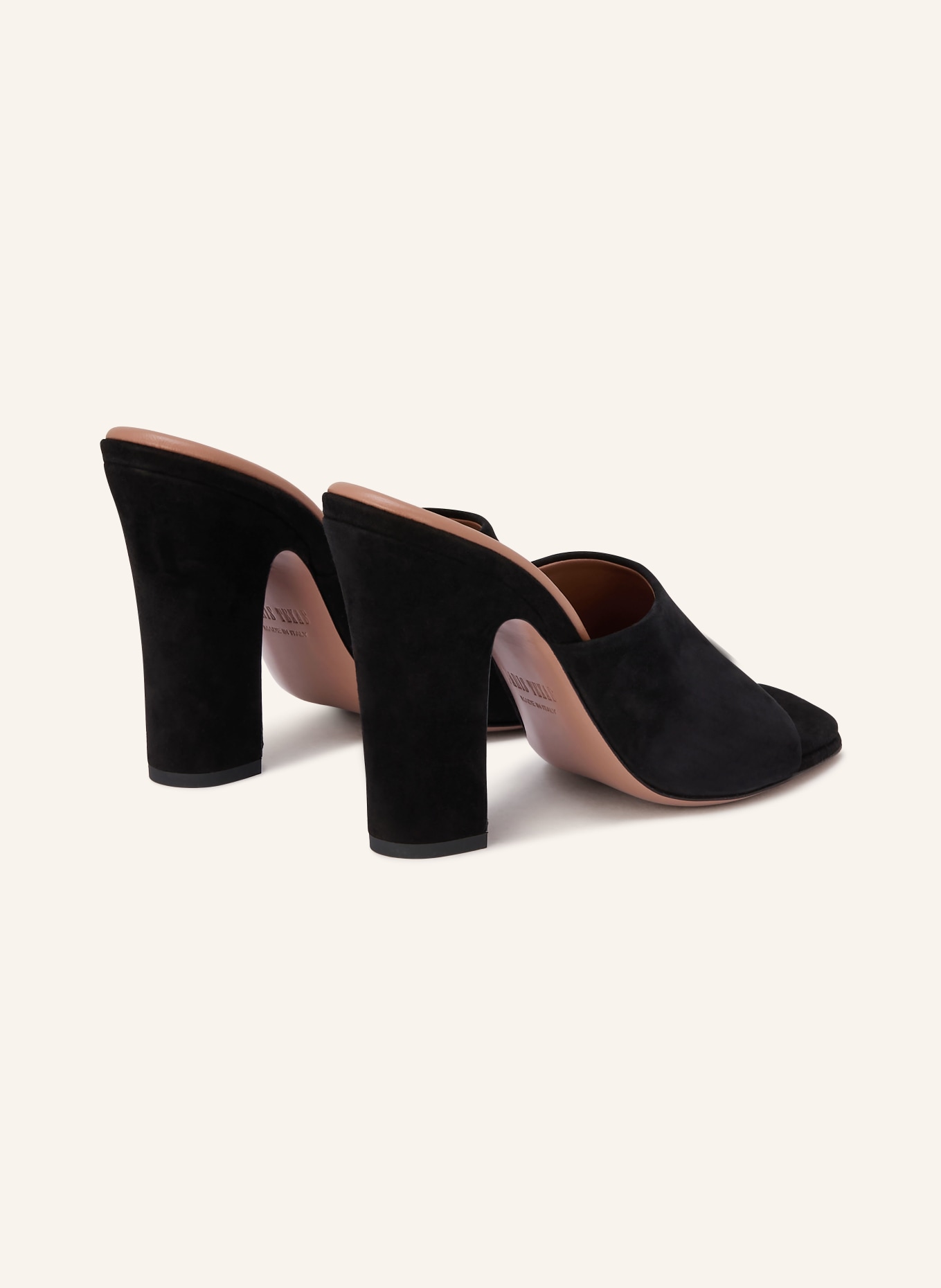 PARIS TEXAS AVA mules: BLACK