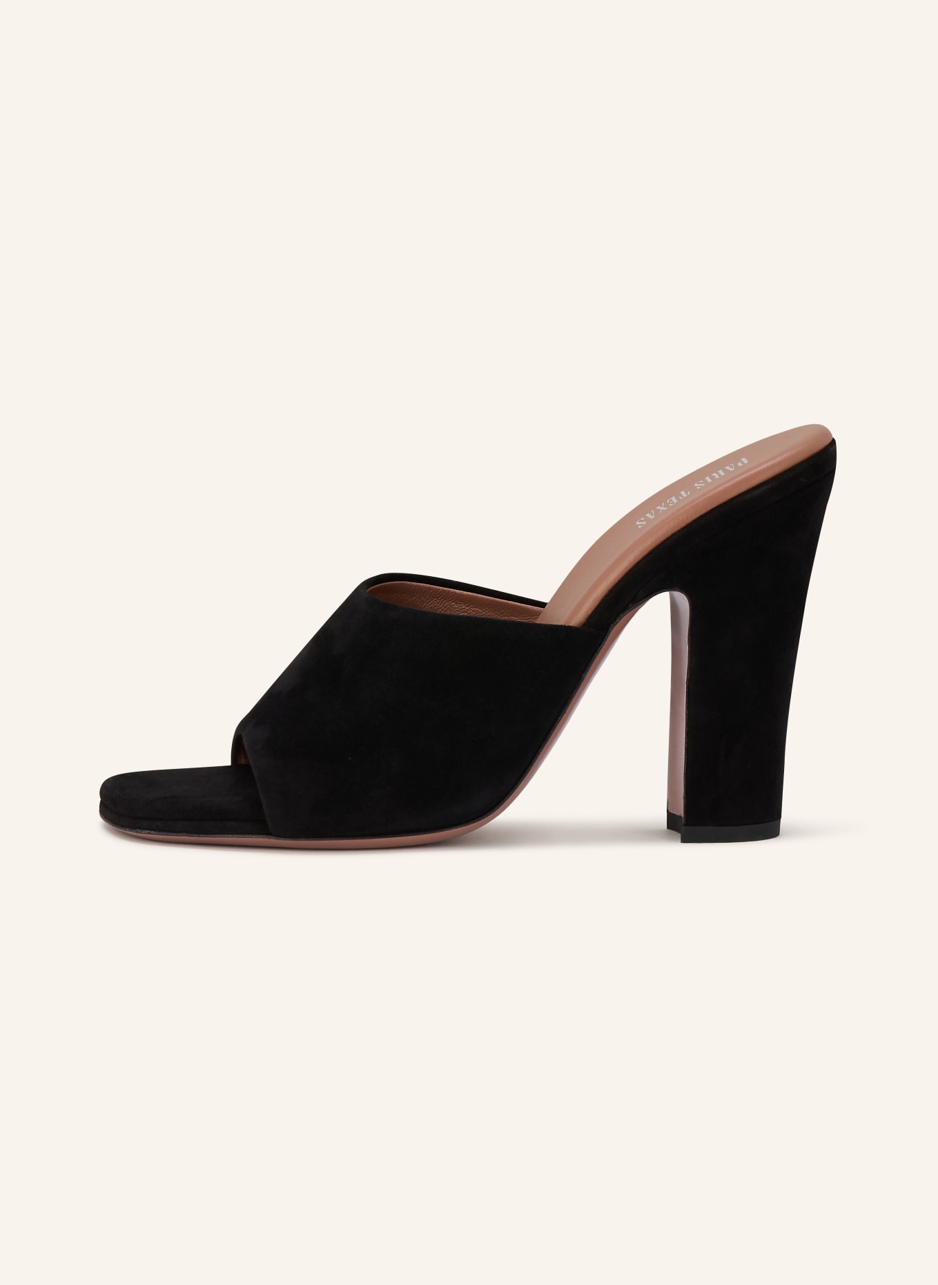 PARIS TEXAS AVA mules: BLACK