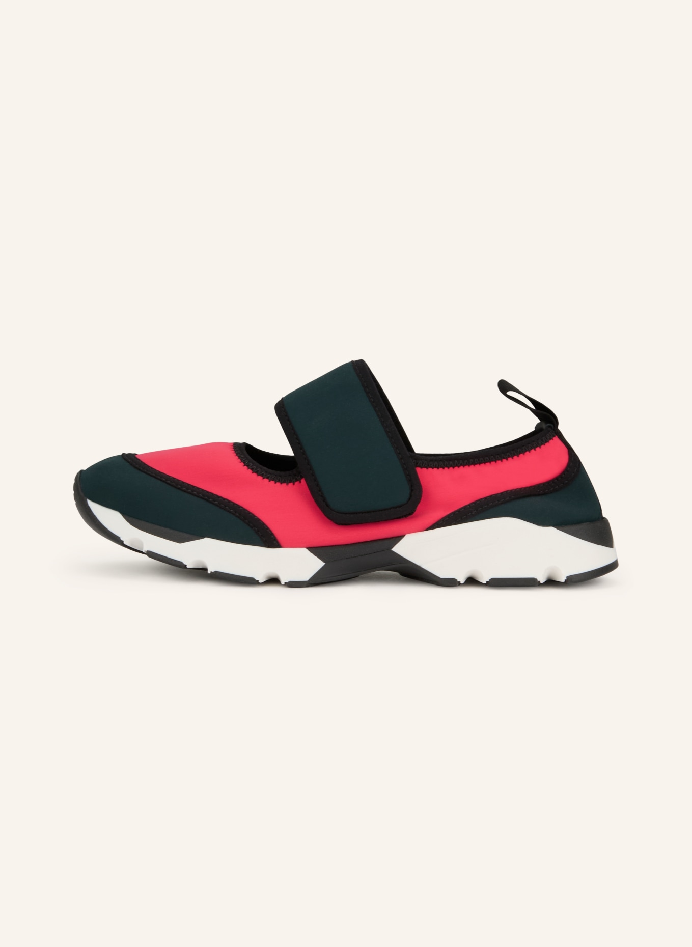 MARNI trampki: FUKSJA / PETROL / CZARNY