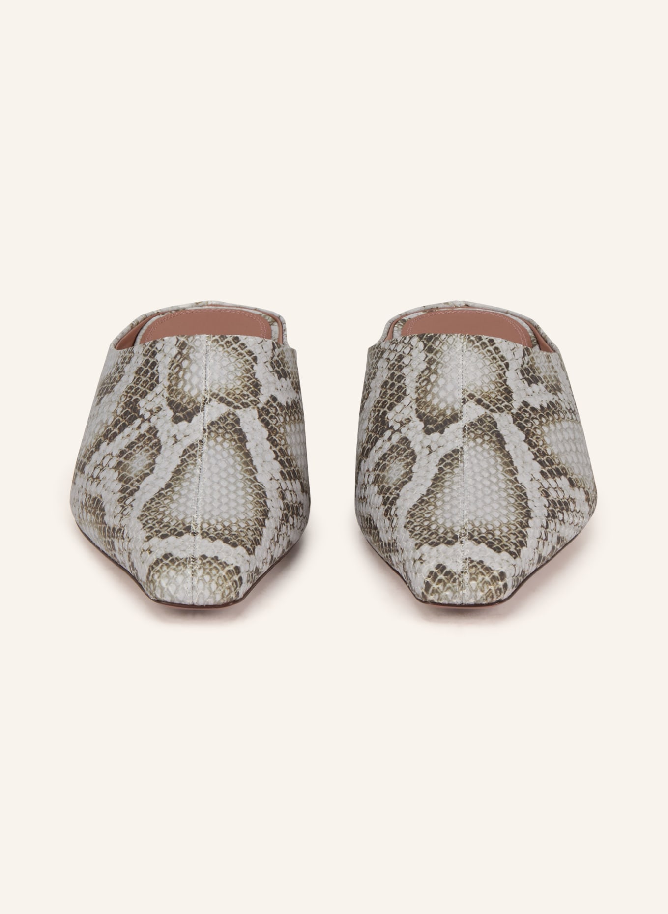 PARIS TEXAS Mules BELLE: BLAUGRAU / KHAKI