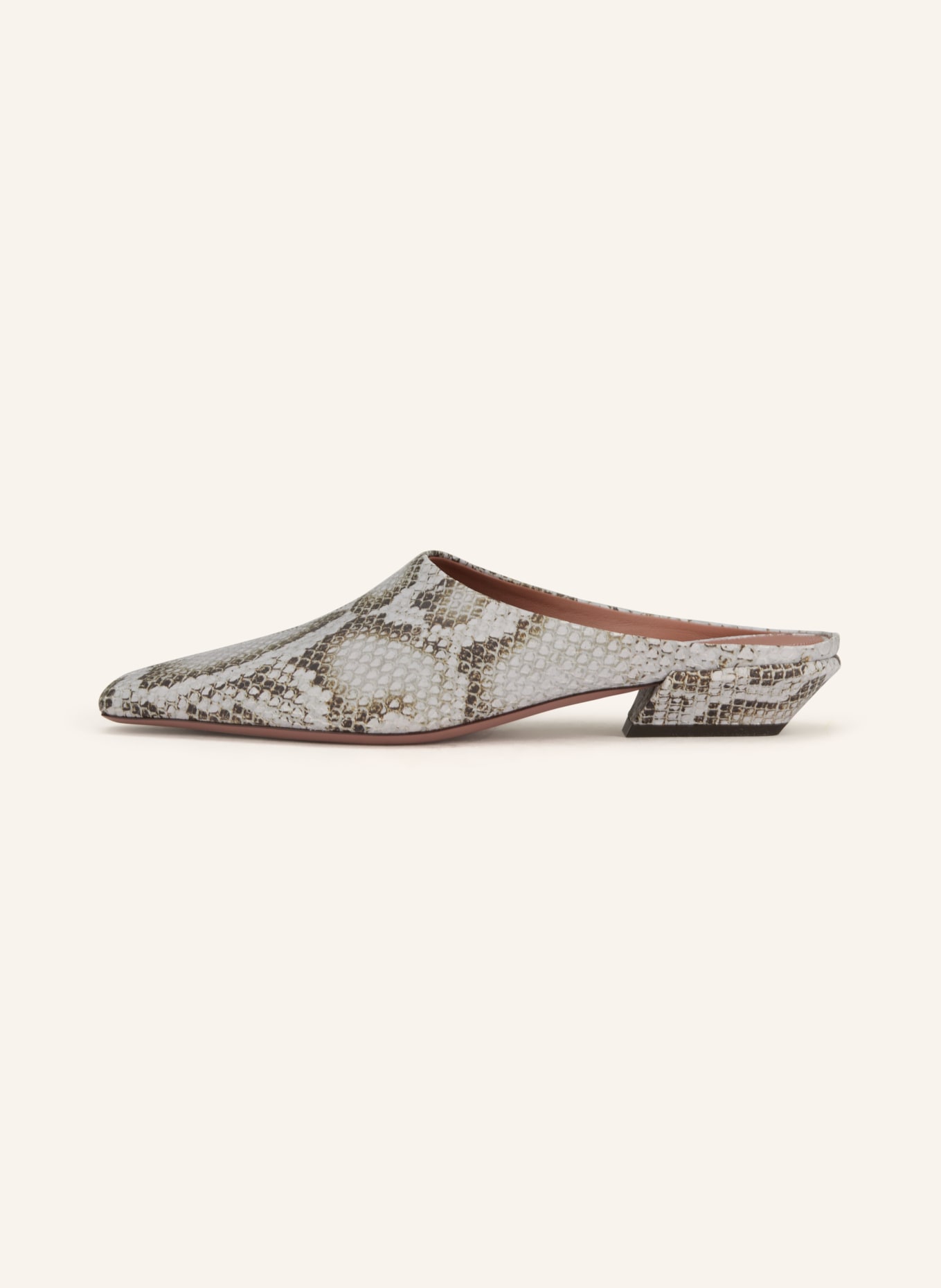 PARIS TEXAS Mules BELLE: BLAUGRAU / KHAKI