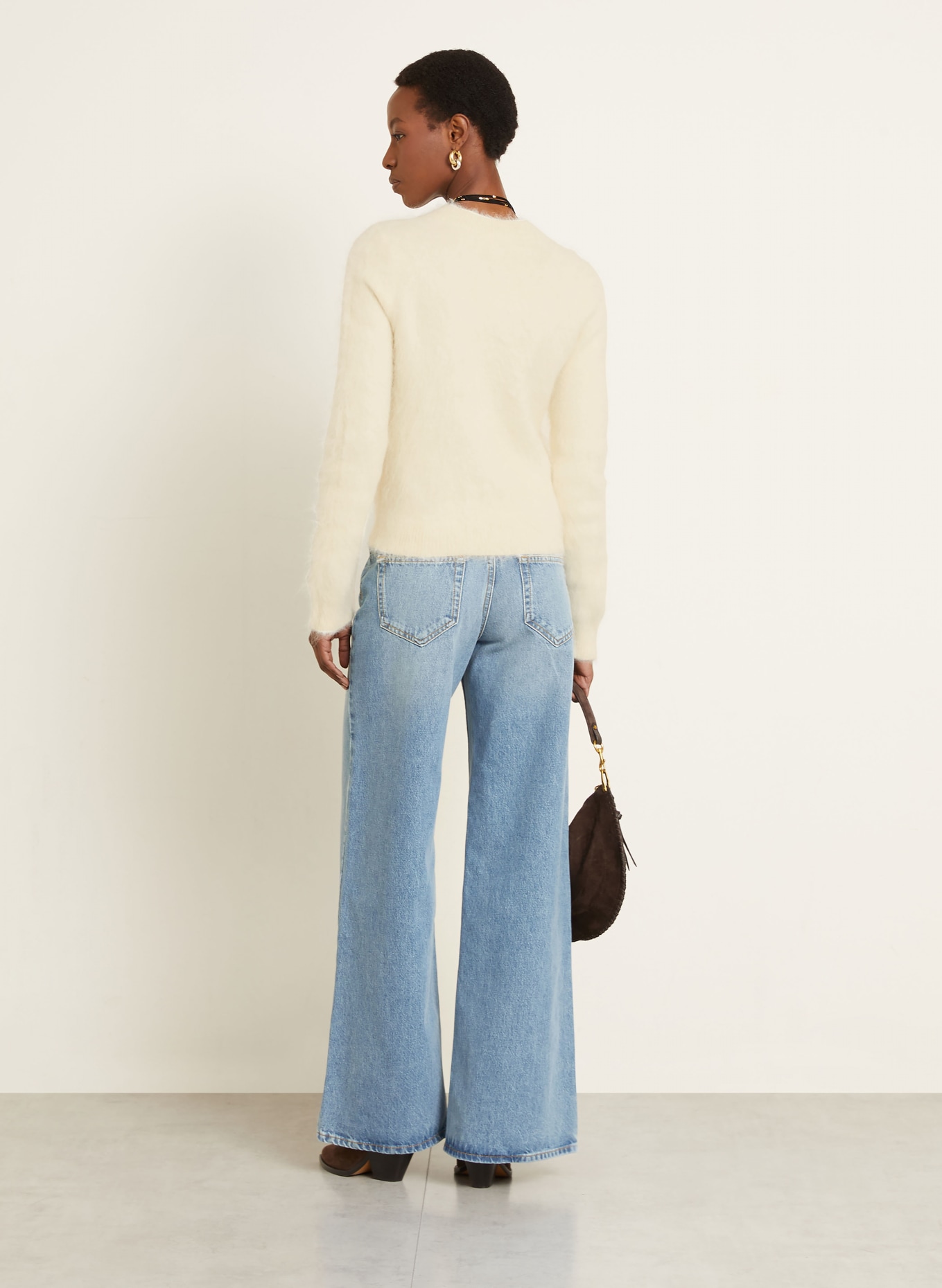 ISABEL MARANT Pullover HERMINE mit Alpaka: ECRU