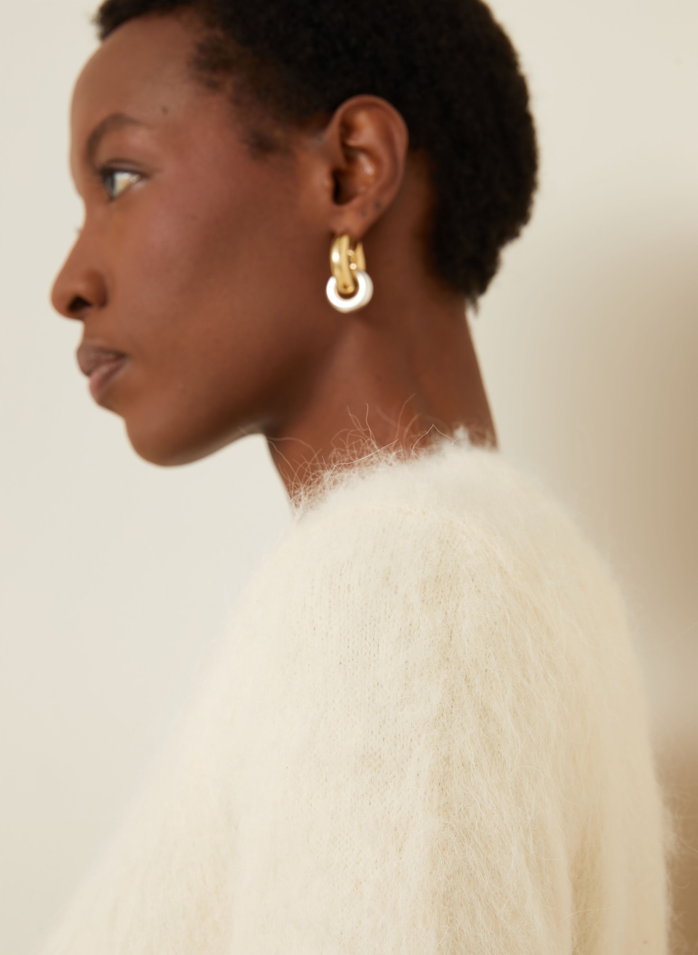 ISABEL MARANT Pullover HERMINE mit Alpaka: ECRU