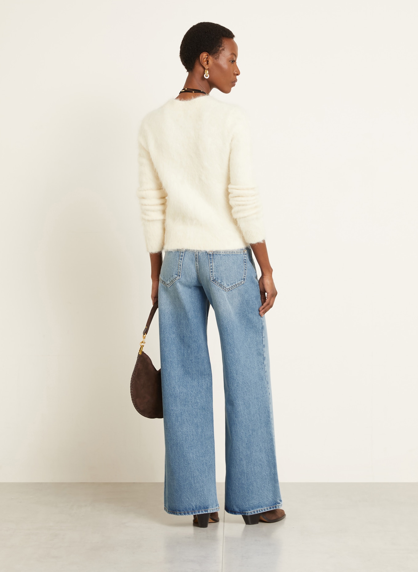 ISABEL MARANT Wide Leg Jeans LEMONY: 30LU LIGHT BLUE