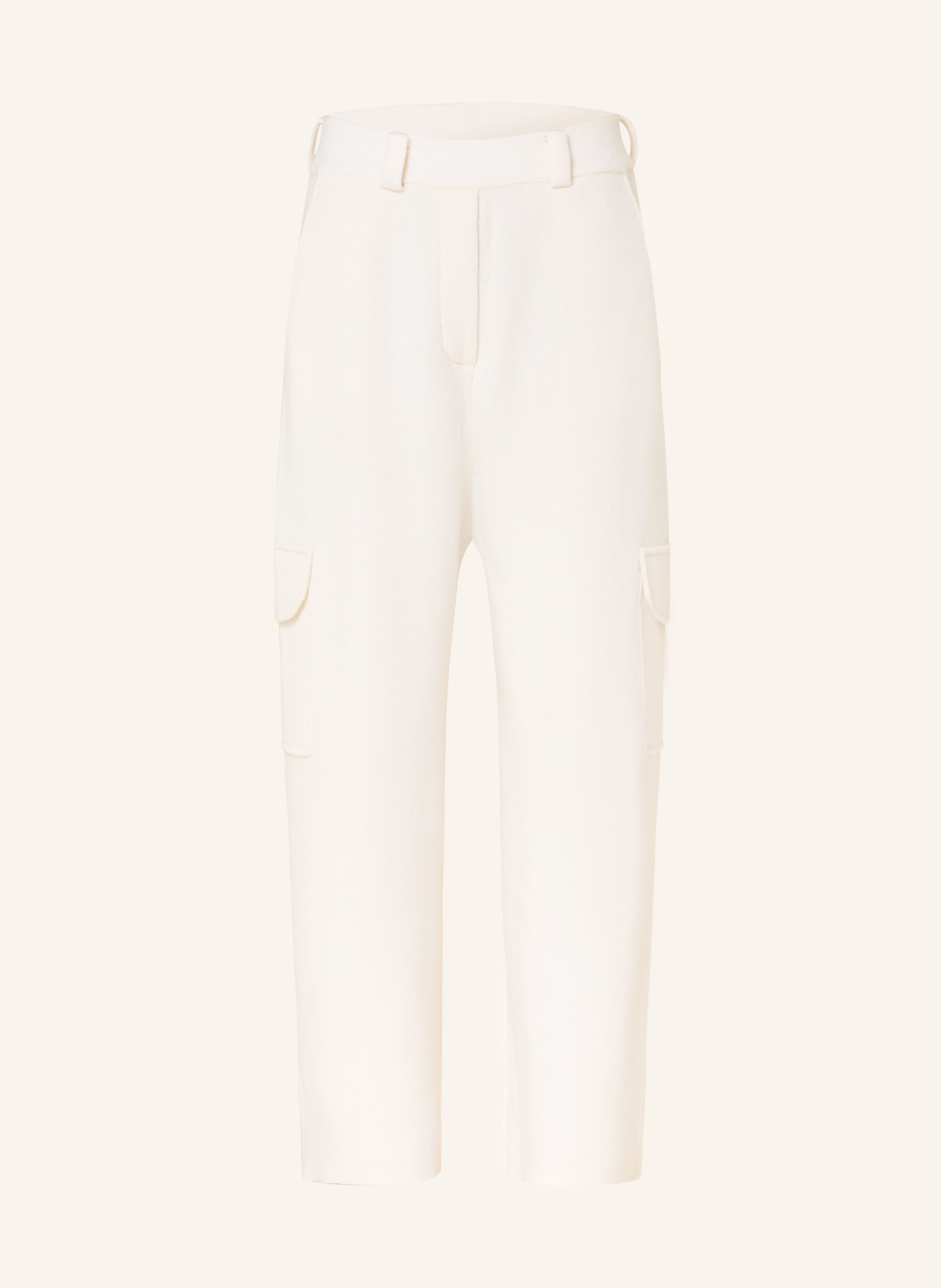 LISA YANG Knitted pants made of cashmere: TAUPE