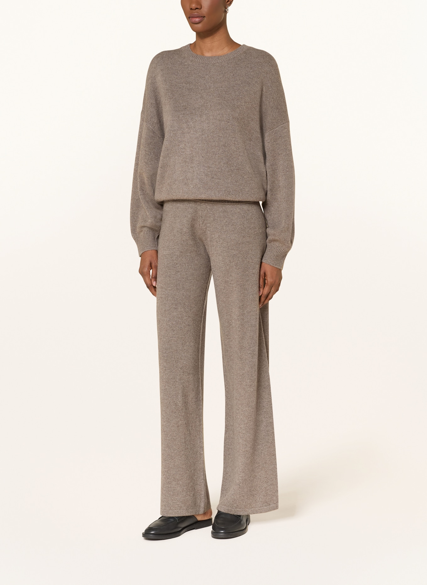 LISA YANG Kašmírový svetr: TMAVĚ ŠEDÁ