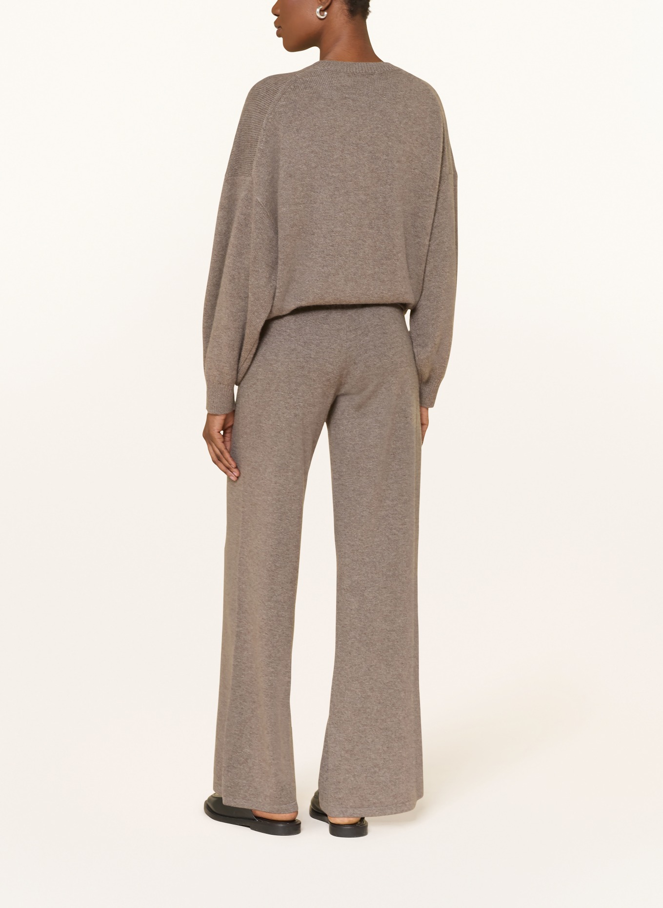 LISA YANG Kašmírový svetr: TMAVĚ ŠEDÁ