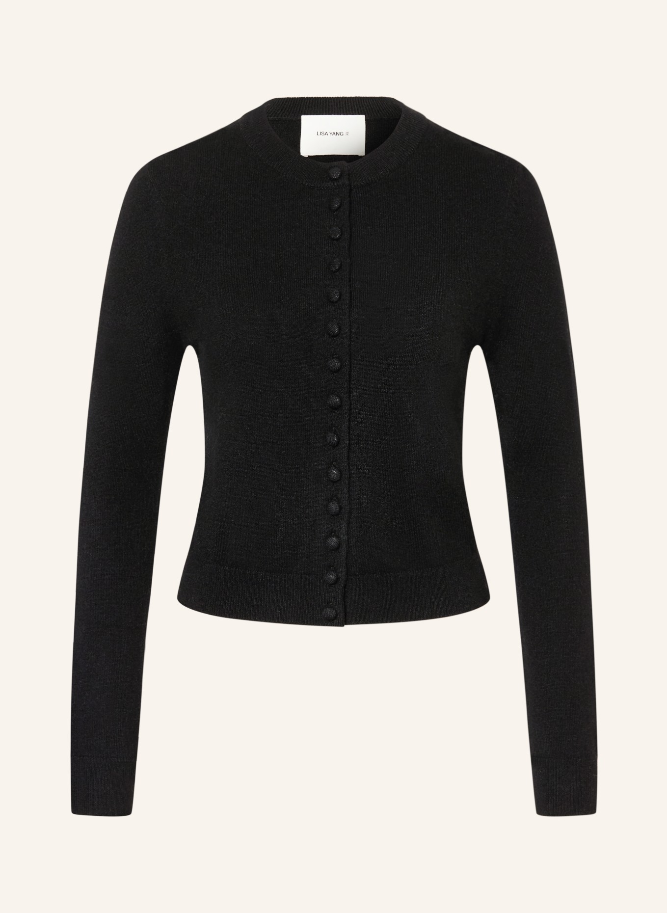 LISA YANG Kašmírový svetr: ČERNÁ