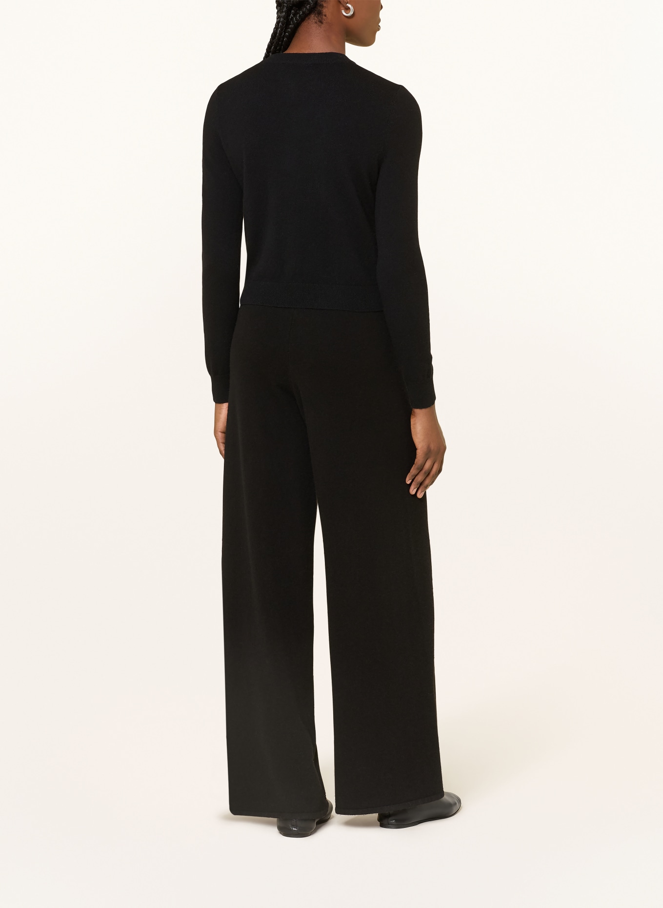 LISA YANG Kašmírový svetr: ČERNÁ