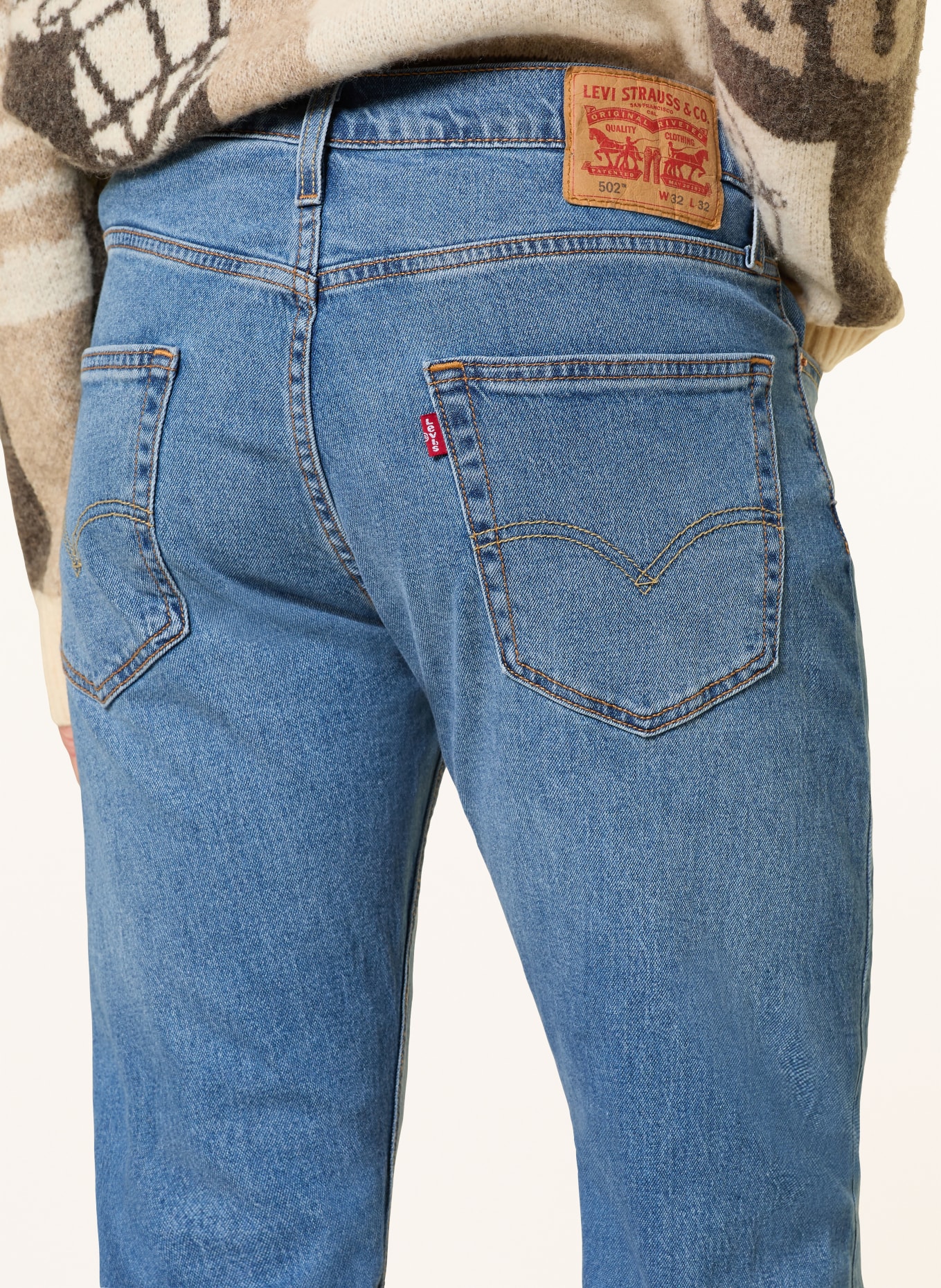 Levi's® Jeans 502 TAPER Tapered Fit: 17 Med Indigo - Worn In
