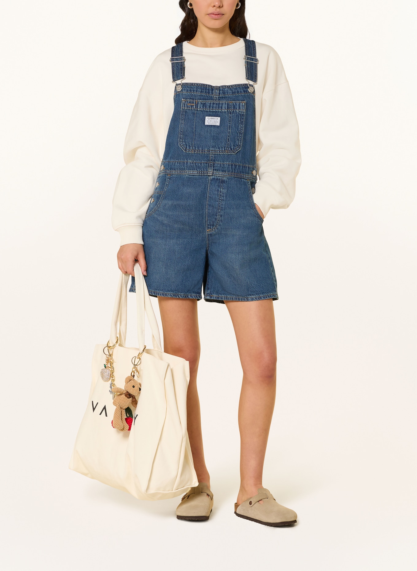 Levi's® Džínové kalhoty s laclem UTILITY: 11 Dark Indigo - Worn In