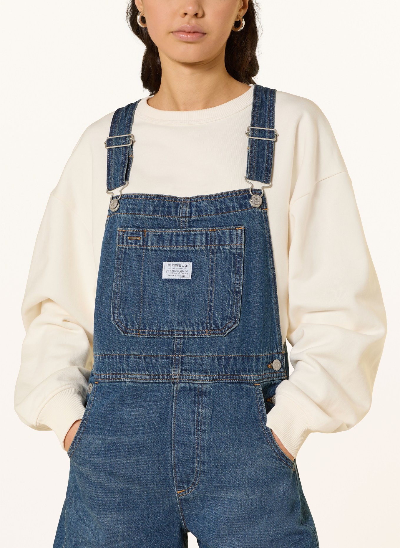 Levi's® Džínové kalhoty s laclem UTILITY: 11 Dark Indigo - Worn In