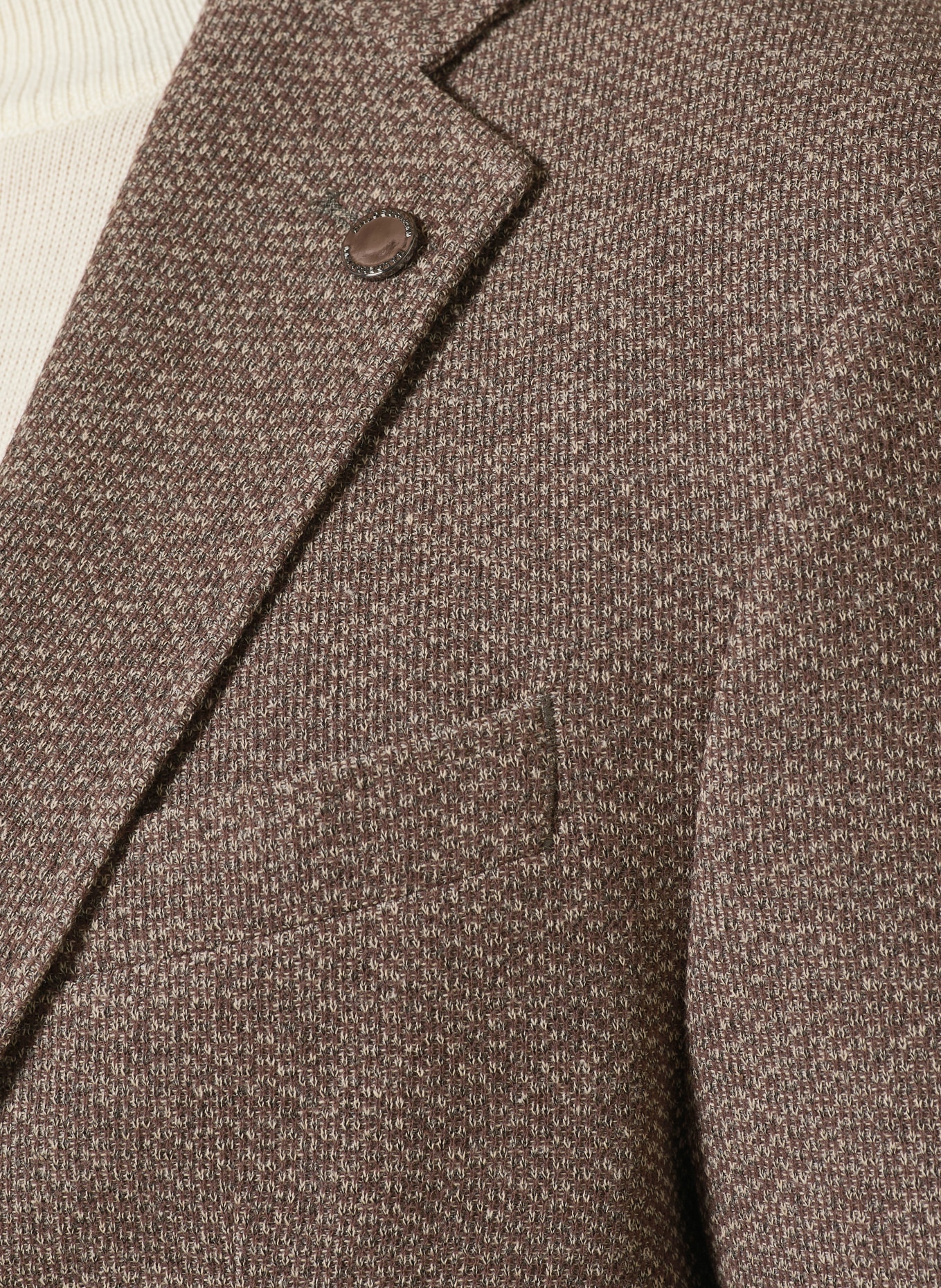 BALDESSARINI Extra slim fit jacket: DARK BROWN / TAUPE