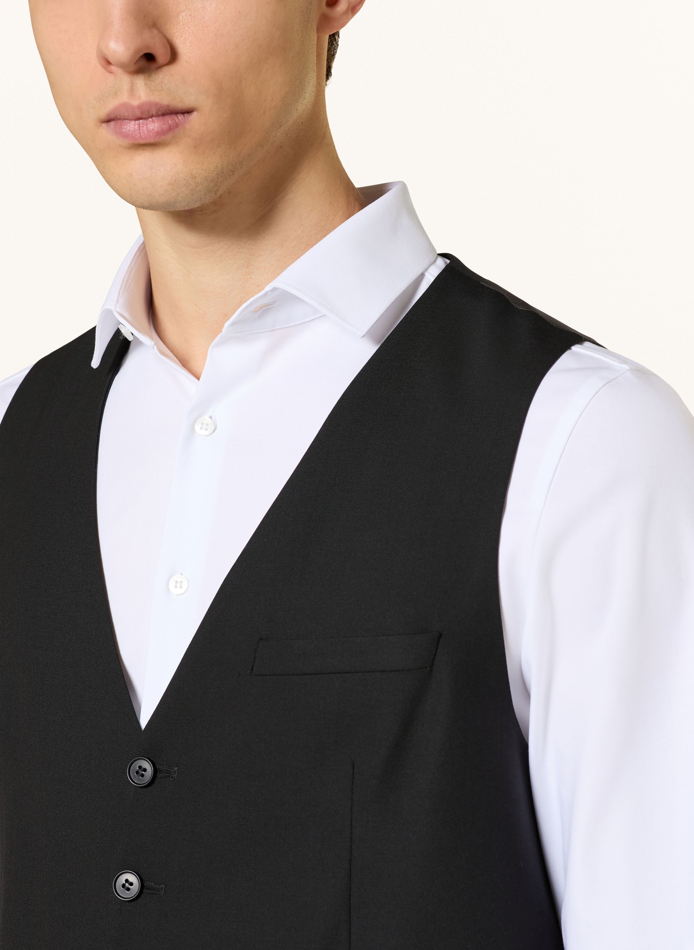 CINQUE CITOTTI Extra Slim Fit Suit Vest: 99 SCHWARZ