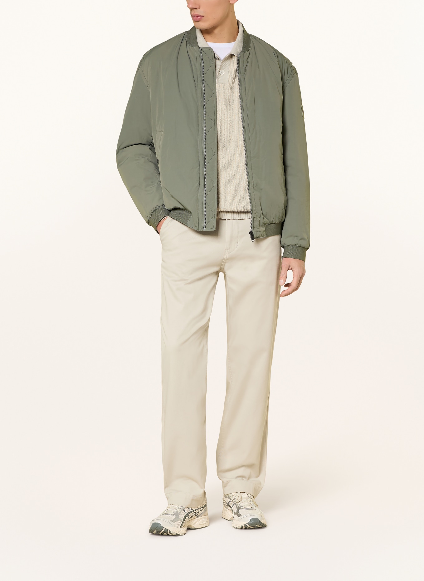 BOSS OVARSI blouson jacket: GRAY