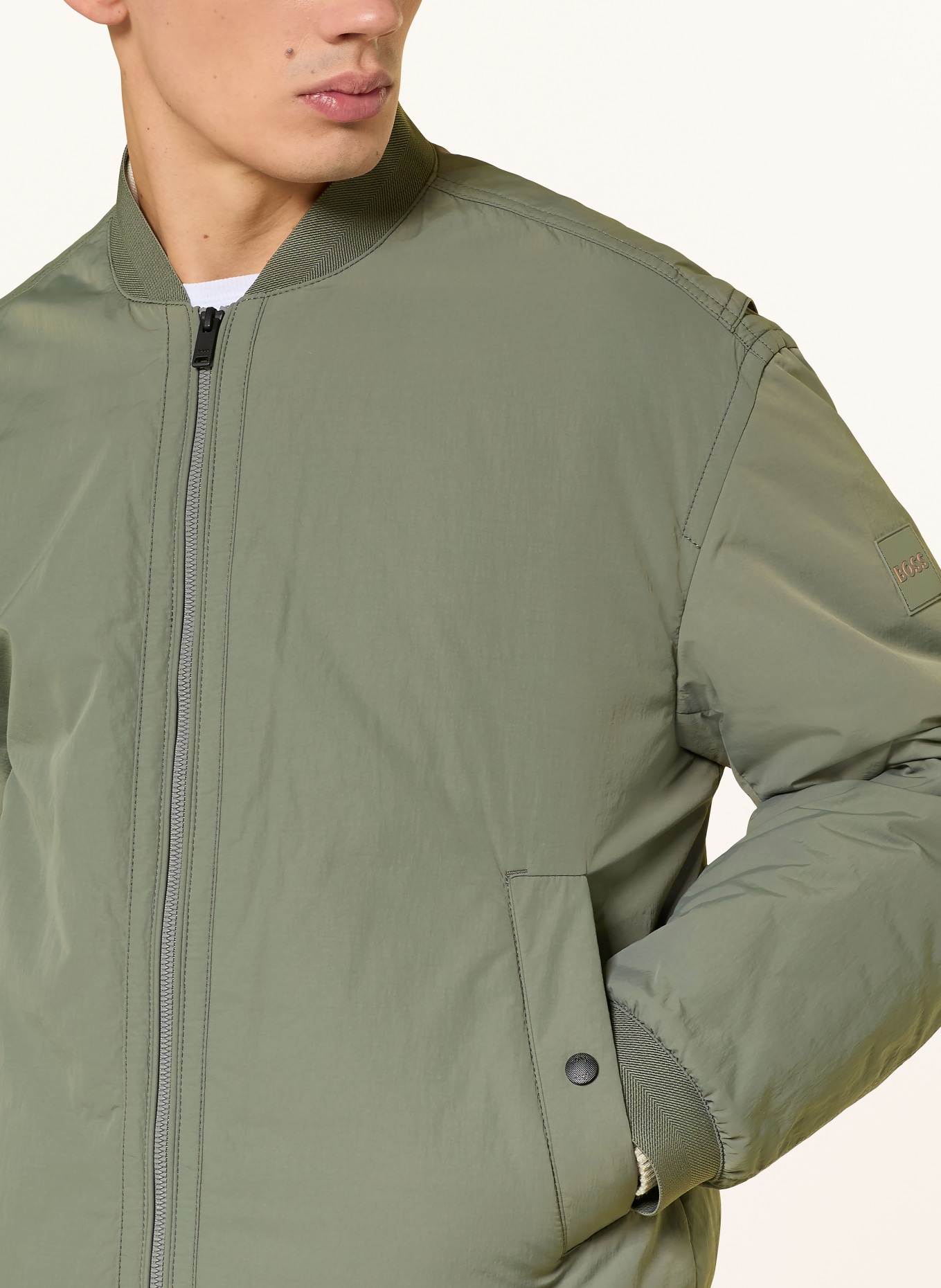 BOSS OVARSI blouson jacket: GRAY