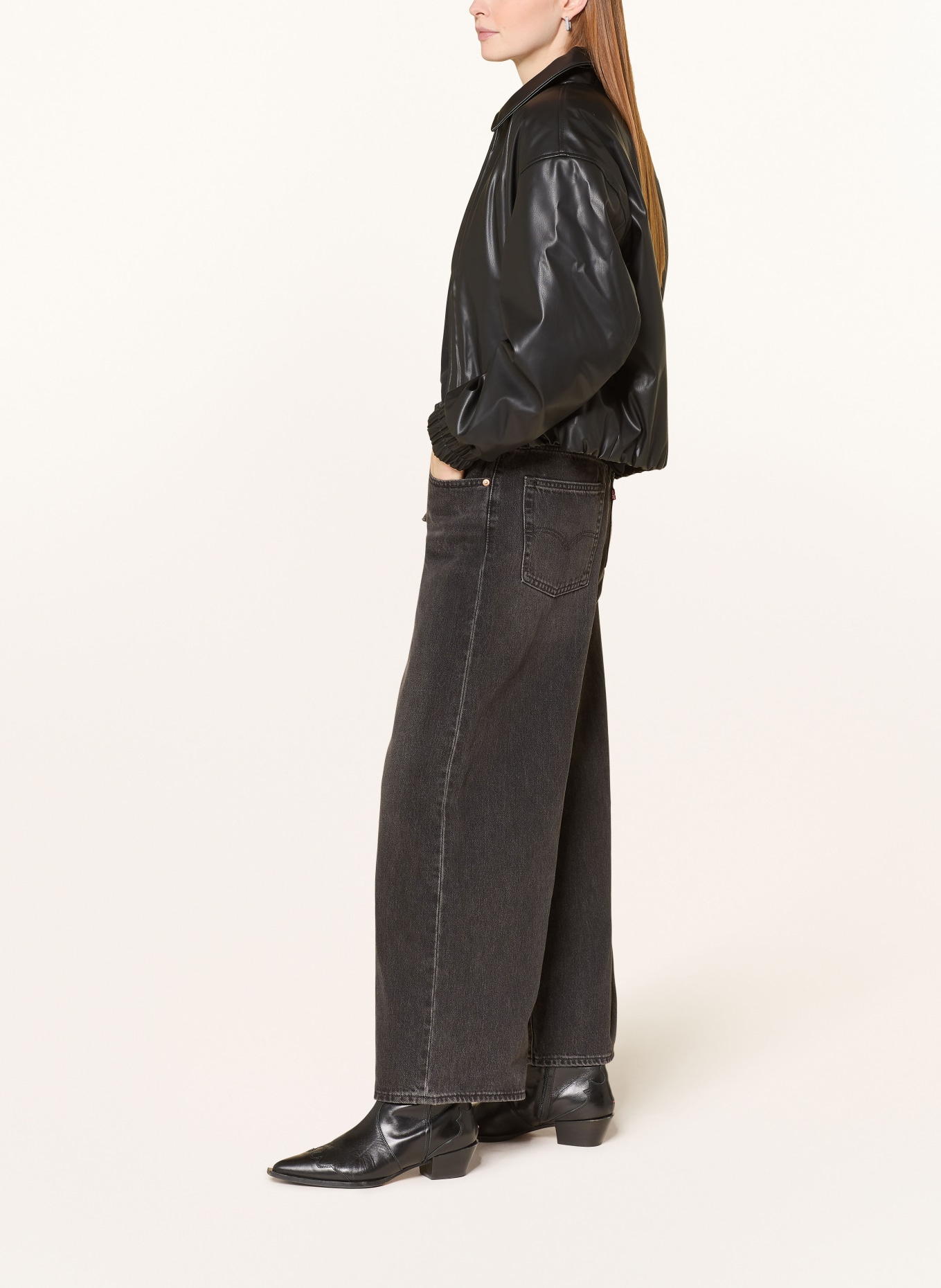 Levi's® Wide Leg Jeans XL STRAIGHT: 03 Blacks