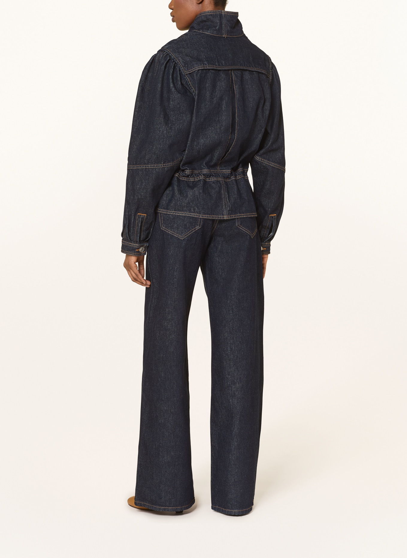 MARANT ÉTOILE Dżinsy z szerokimi nogawkami LEMONY: 30DM dark midnight