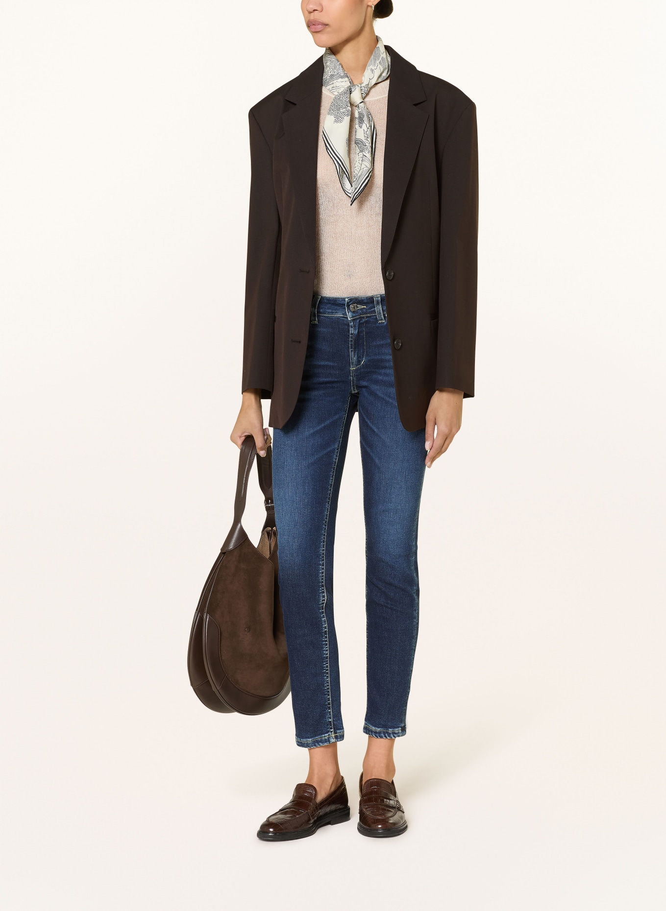 Dondup Obcisłe dżinsy MONROE: 800 dublau