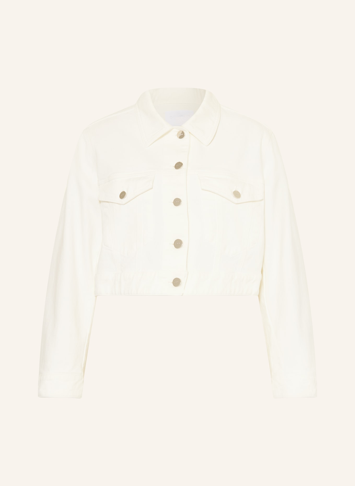 Dondup denim jacket: WHITE
