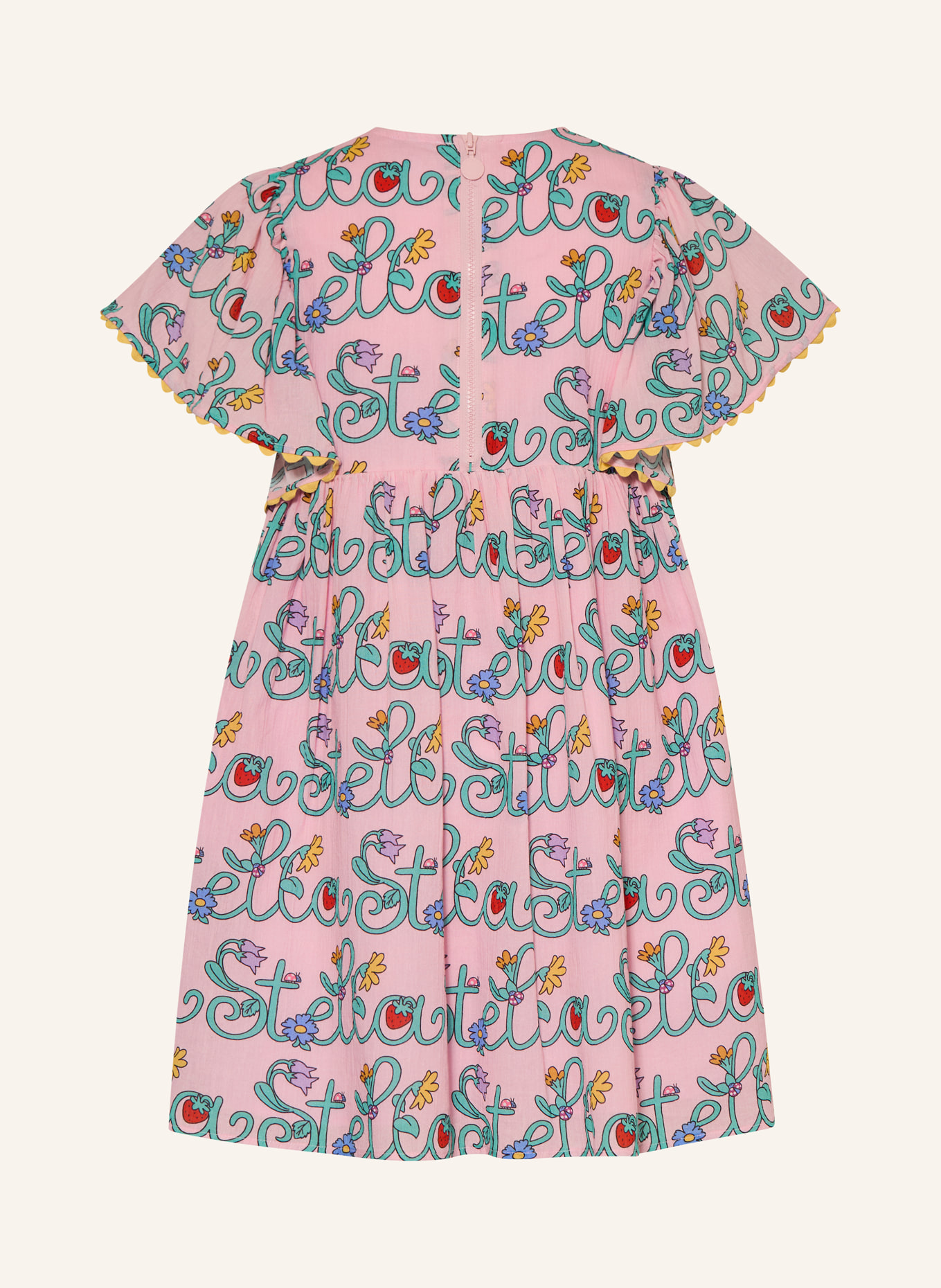 STELLA McCARTNEY KIDS dress: PINK / TURQUOISE