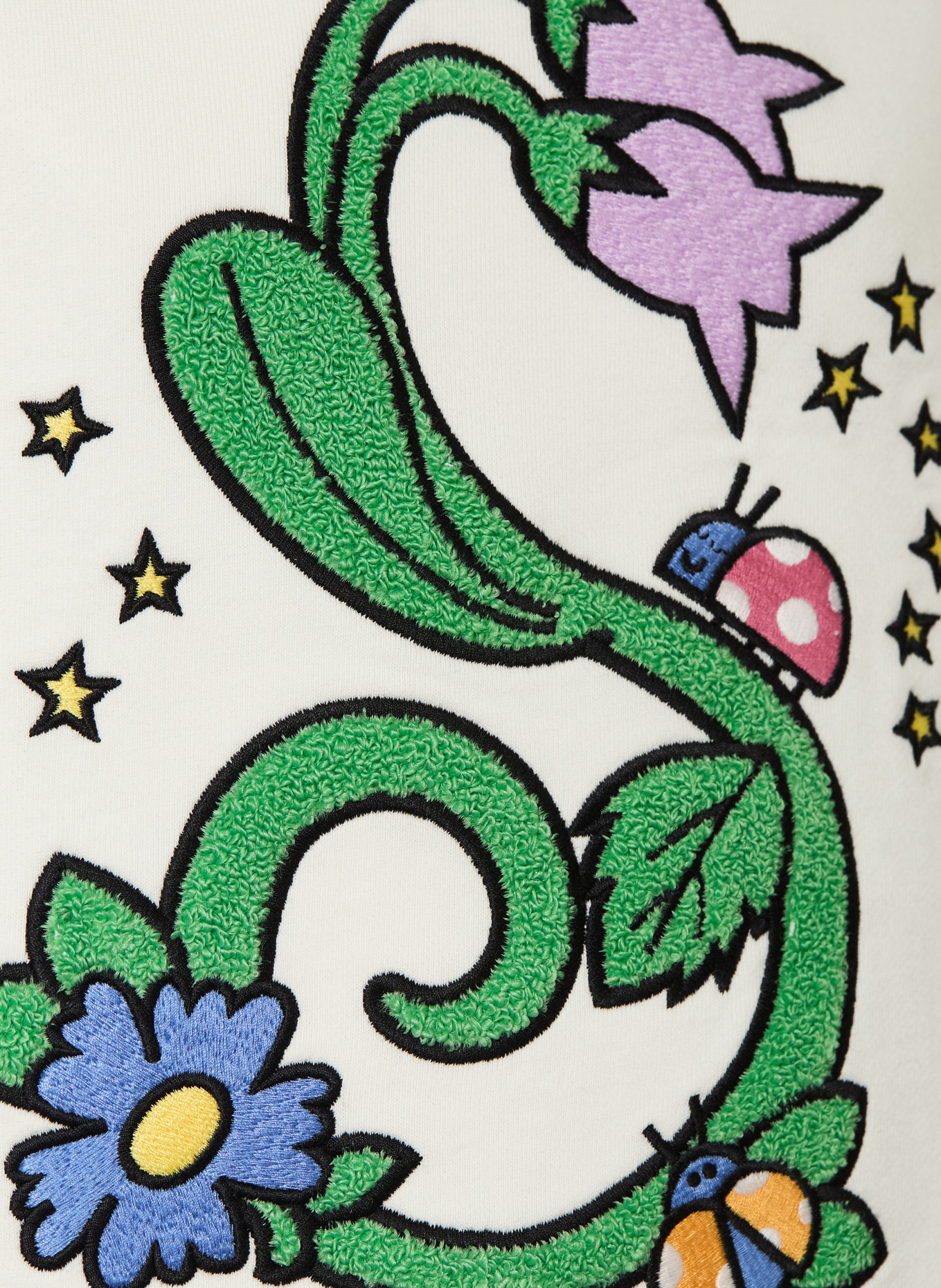 STELLA McCARTNEY KIDS sweatshirt: WHITE / GREEN