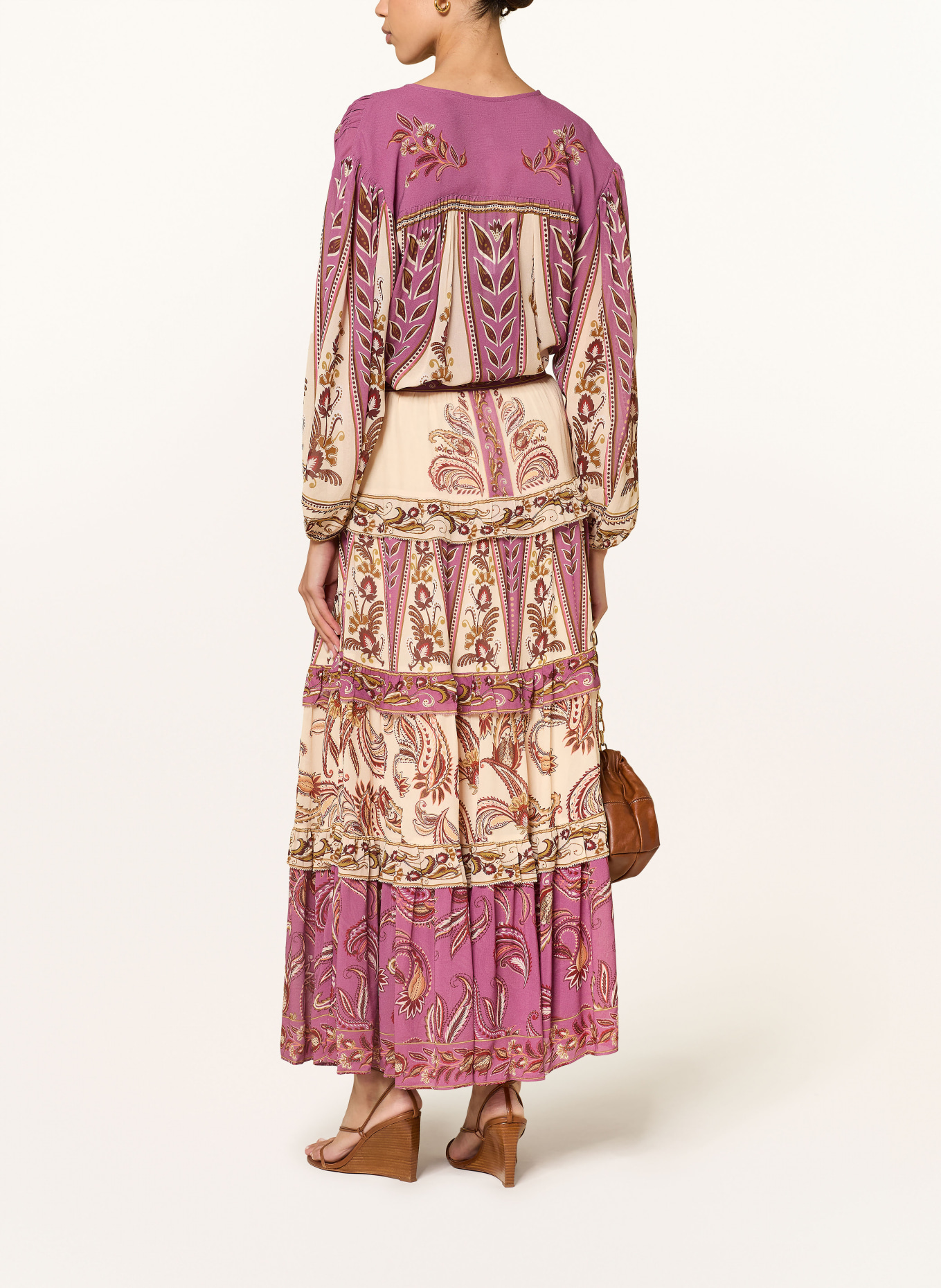 FARM RIO Bluzka AINIKA: BRUDNY RÓŻ / BRĄZOWY / KREMOWY