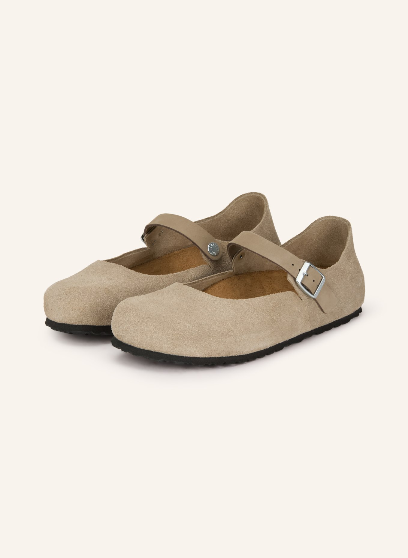 BIRKENSTOCK Mary-Jane-Ballerinas MANTOVA: TAUPE