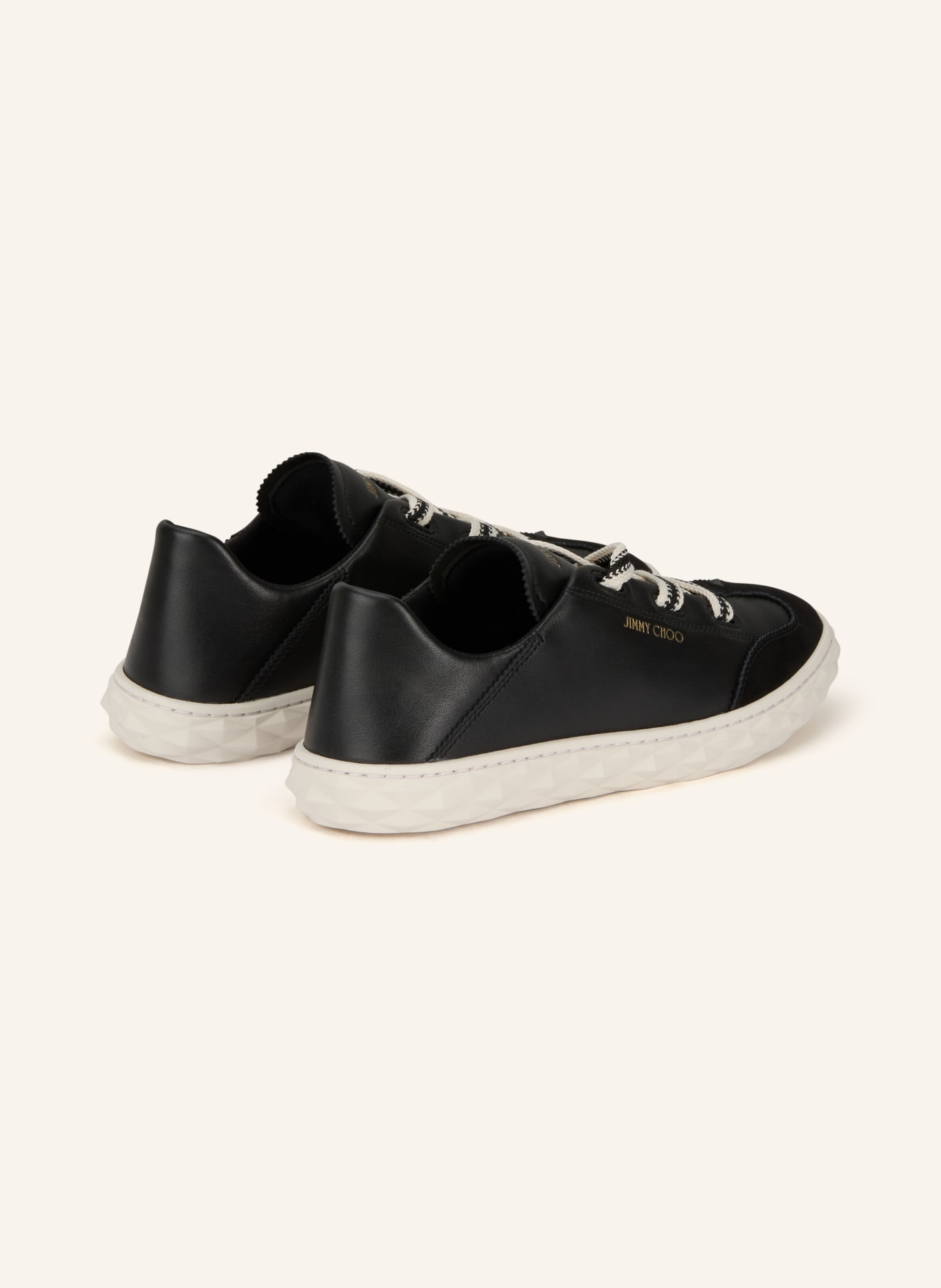 JIMMY CHOO Sneaker DIAMOND: SCHWARZ