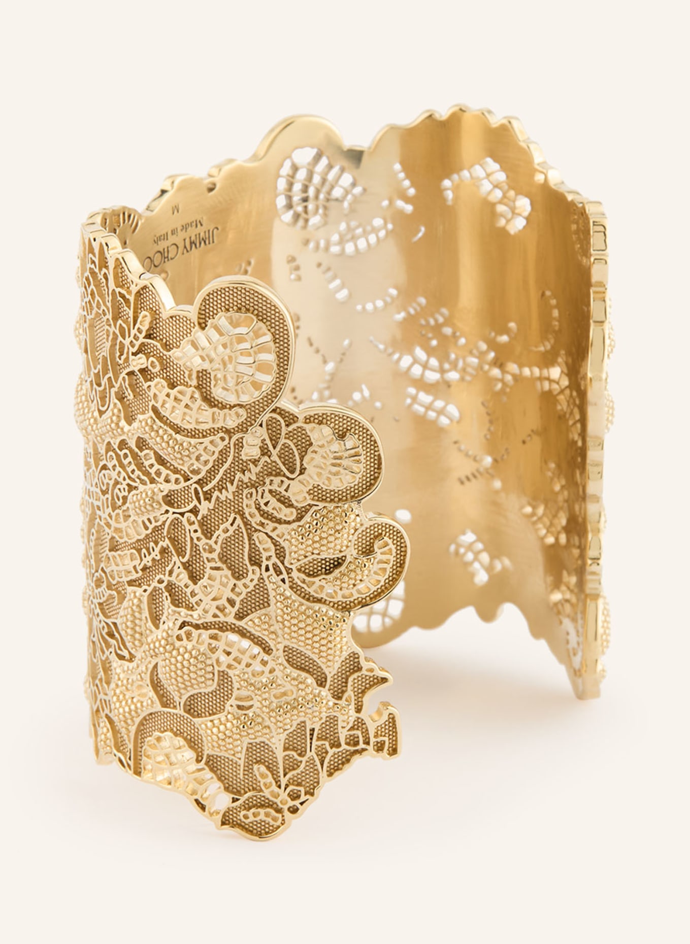 JIMMY CHOO Armreif LACE CUT-OUT: GOLD