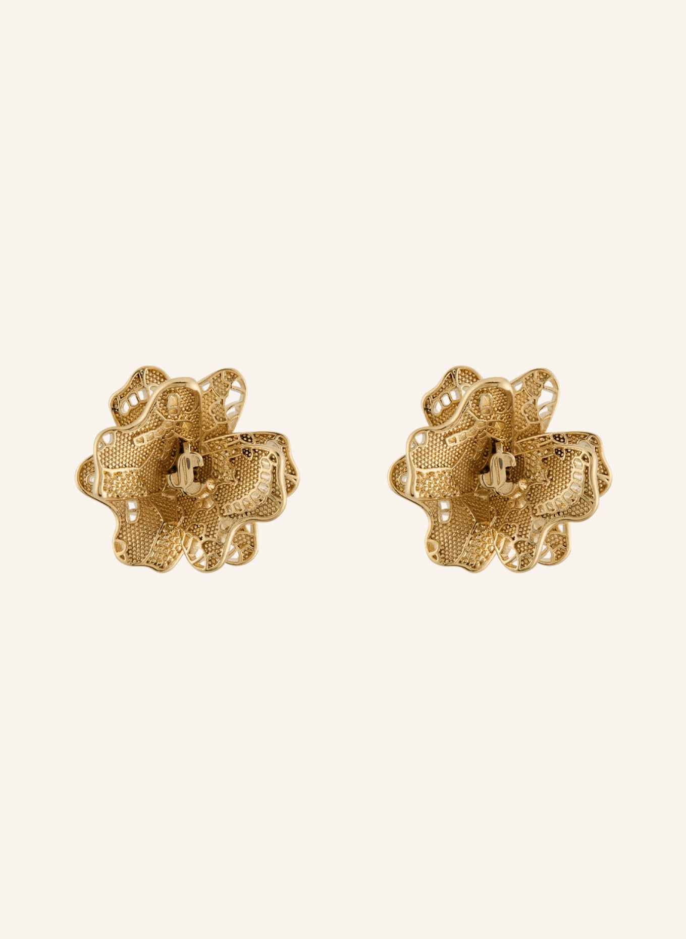 JIMMY CHOO Ohstecker LACE CORSAGE: GOLD