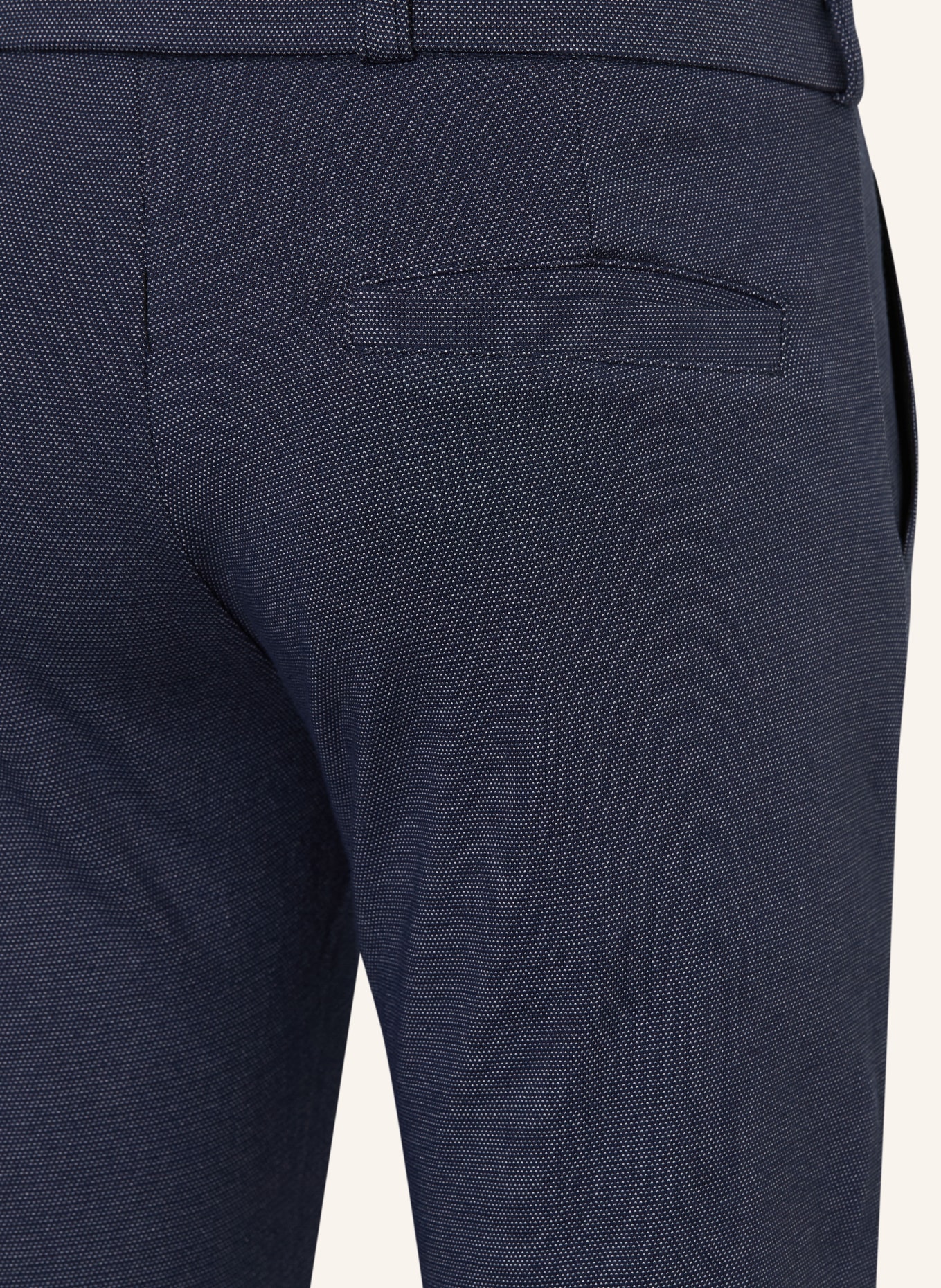 BLUE EFFECT Chino: DUNKELBLAU / ECRU