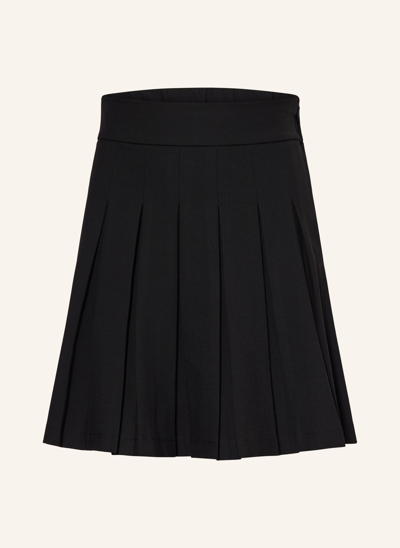 BLUE EFFECT Faltenrock: SCHWARZ