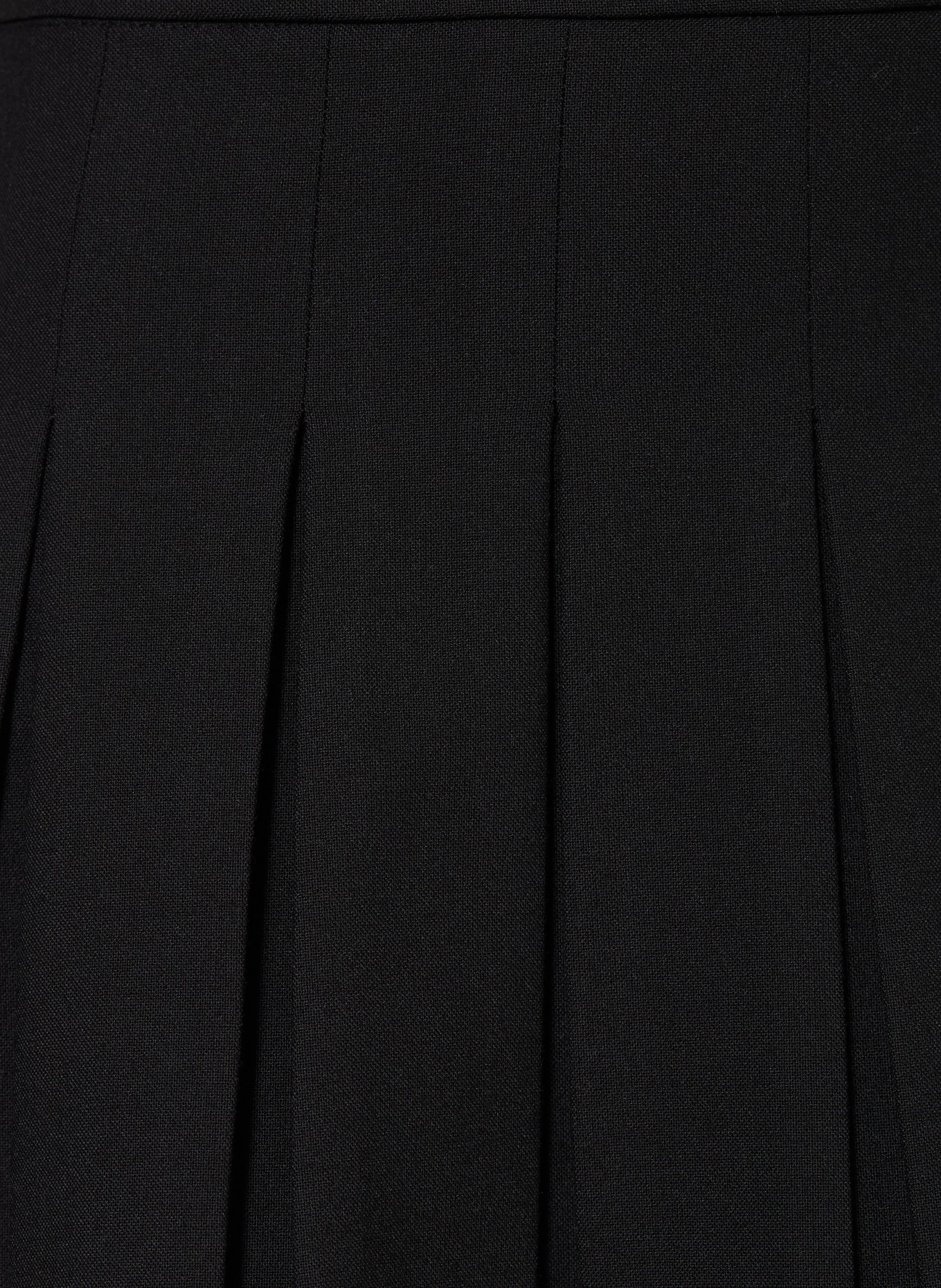 BLUE EFFECT Faltenrock: SCHWARZ