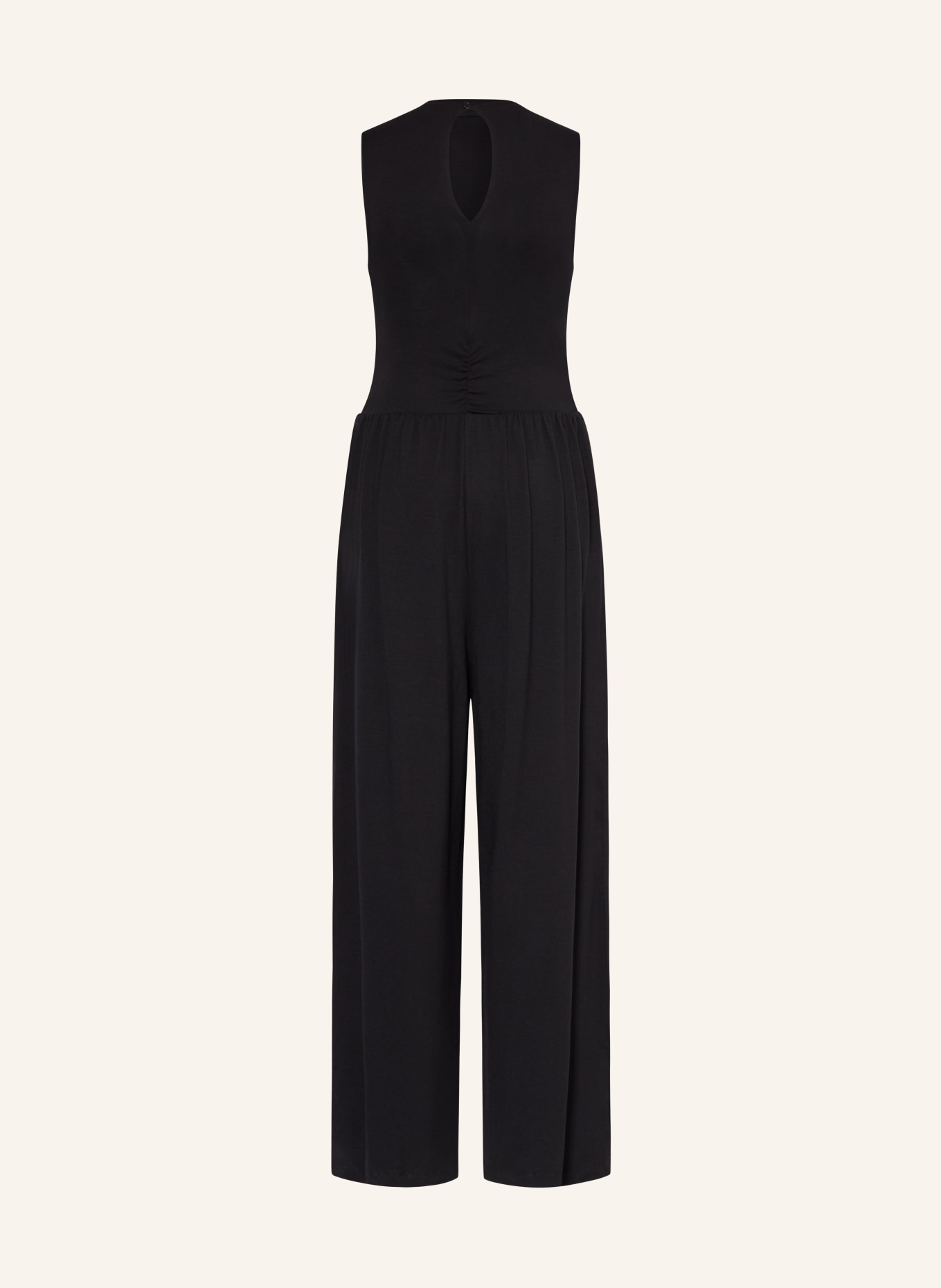 BLUE EFFECT Jumpsuit mit Falten: SCHWARZ