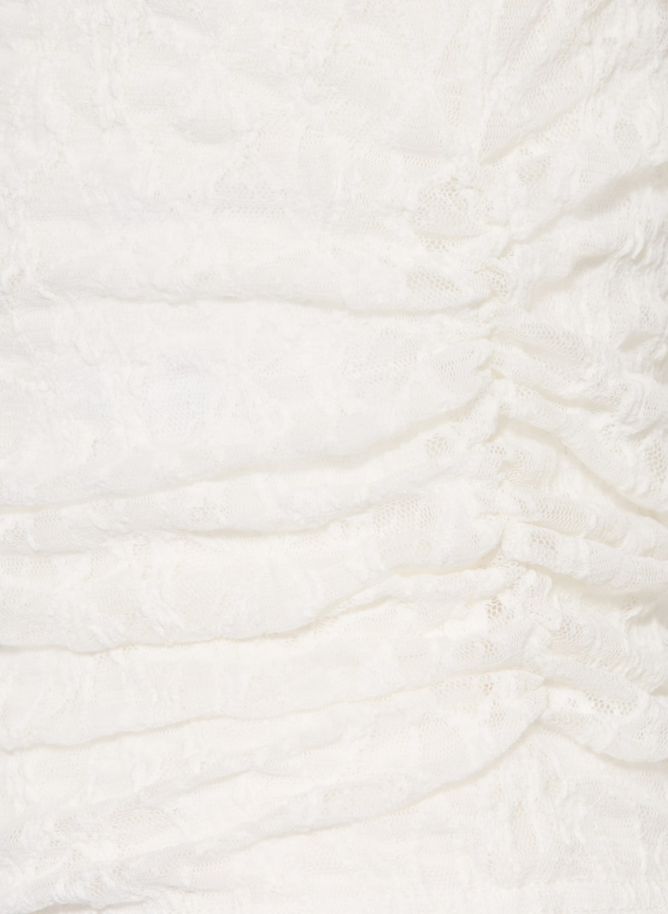 BLUE EFFECT Koszulka z długim rękawem z koronki: ECRU