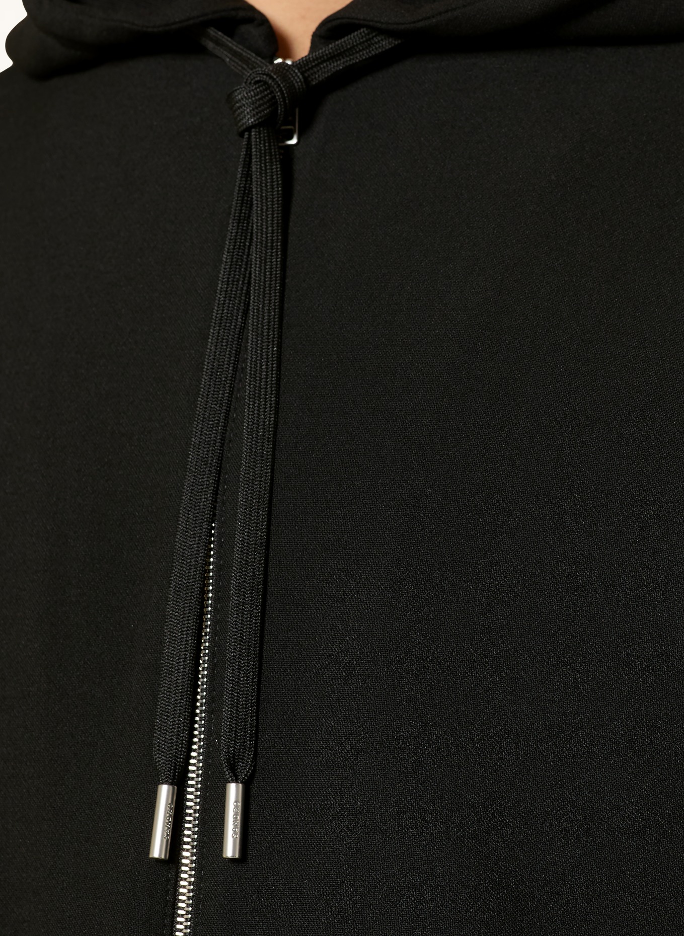 SANDRO Sweatjacke: SCHWARZ